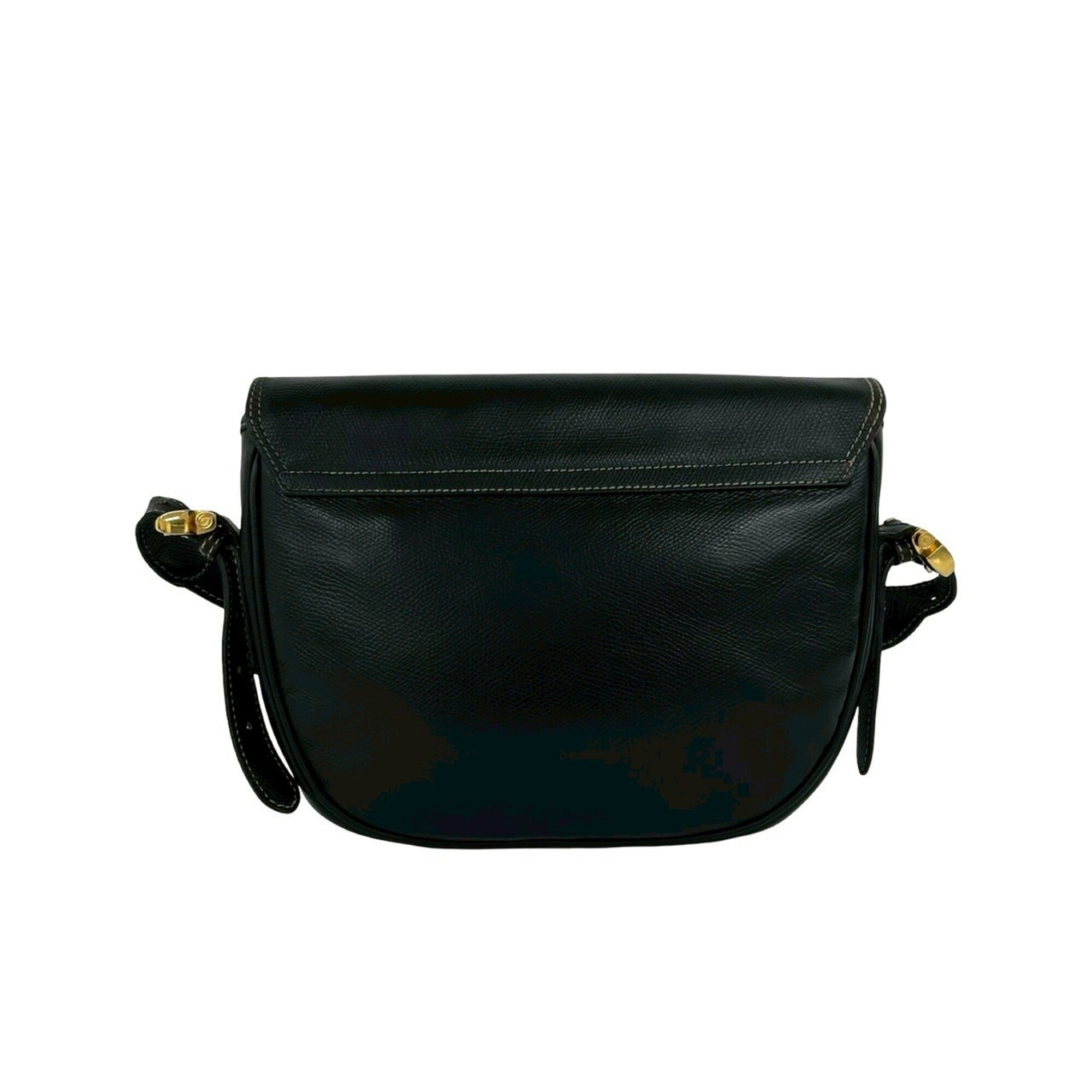 Loewe Black Leather Pochette Shoulder Bag (Pre-Owned)