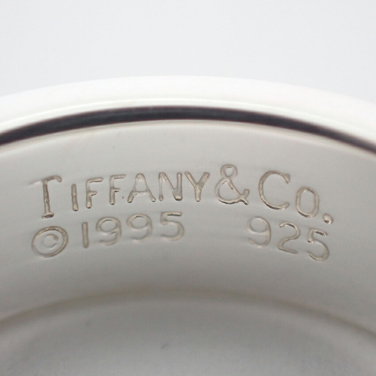 Tiffany Silver Sterling Silver 925 Band Ring (Pre-Owned)