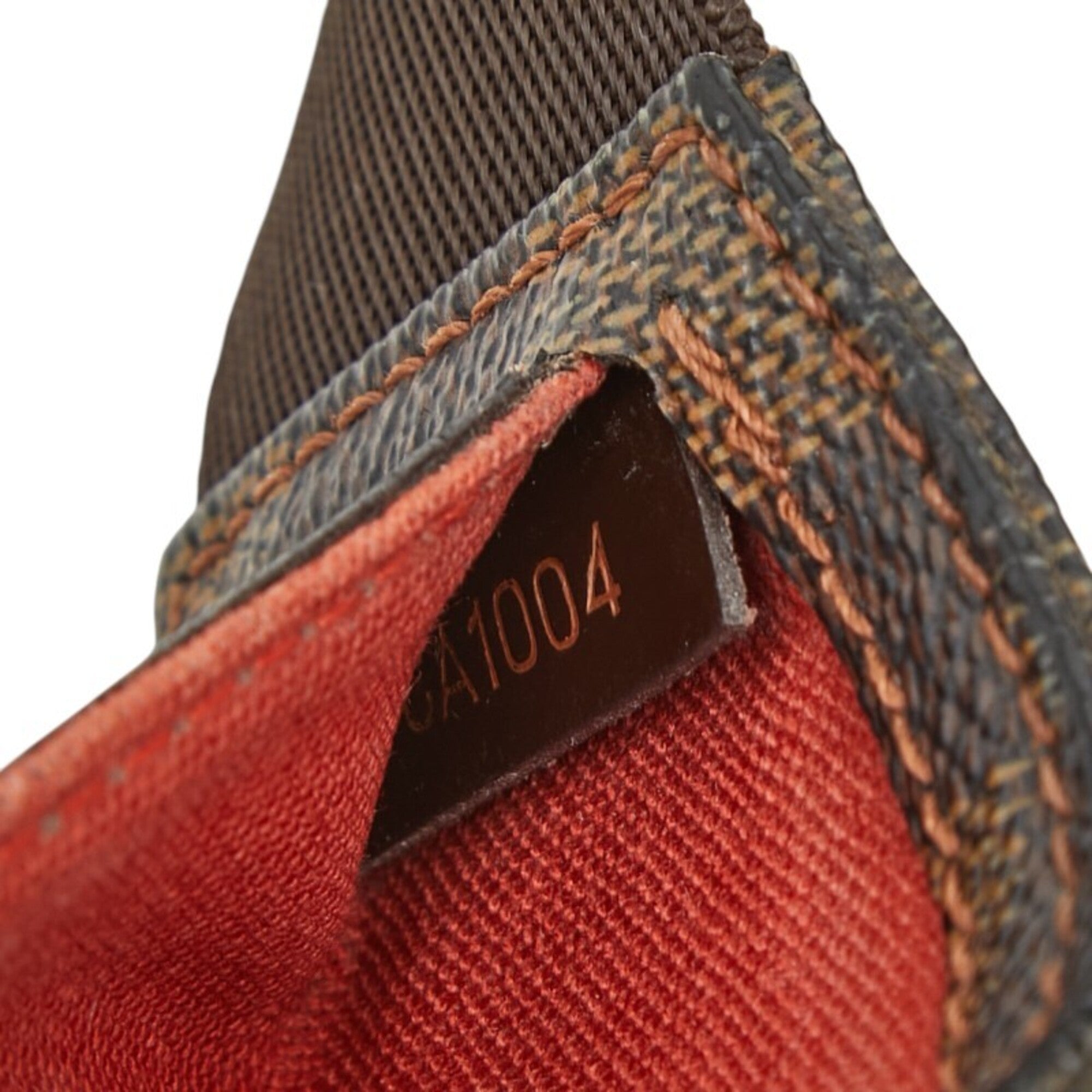 Louis Vuitton Damier Brown Pvc Leather Sling Bag (Pre-Owned)