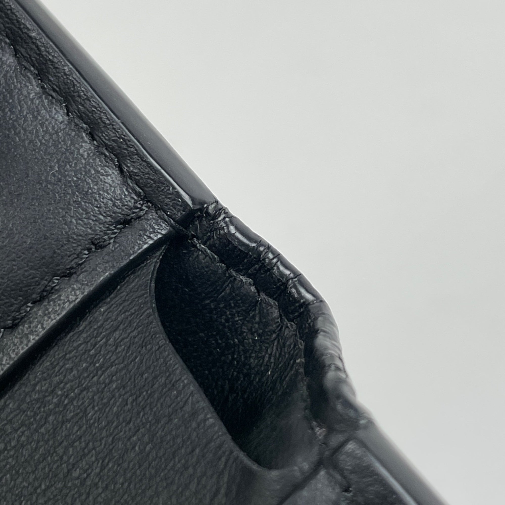 Louis Vuitton Black Wallet (Tri-Fold) (Pre-Owned)