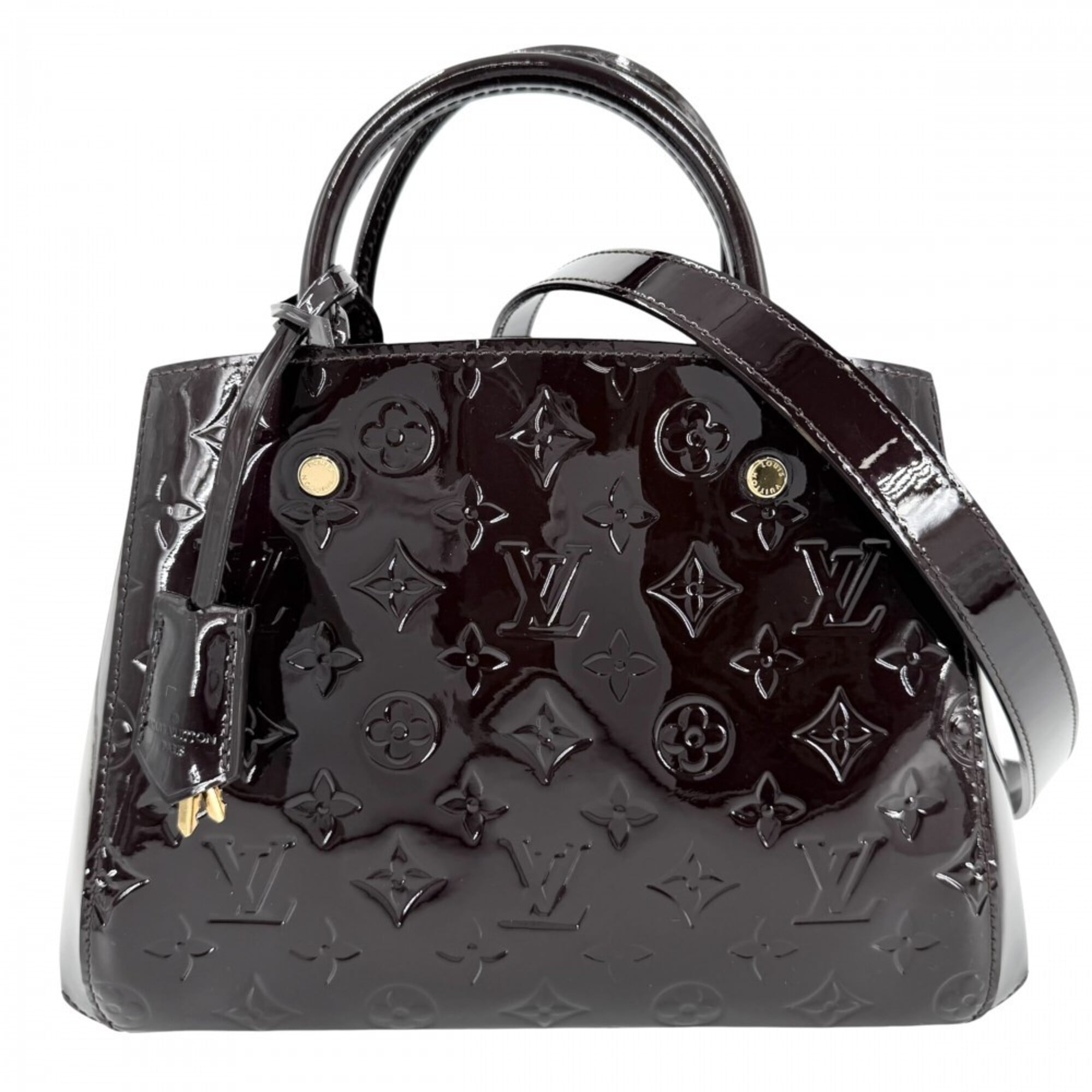 Louis Vuitton Monogram Vernis Amarante Monogram Vernis Handbag Shoulder Bag (Pre-Owned)