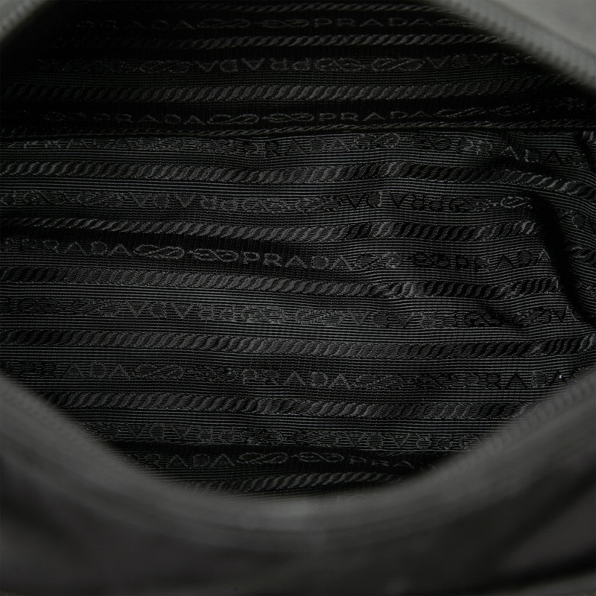 Prada Black Nylon Leather Shoulder Bag (Pre-Owned)