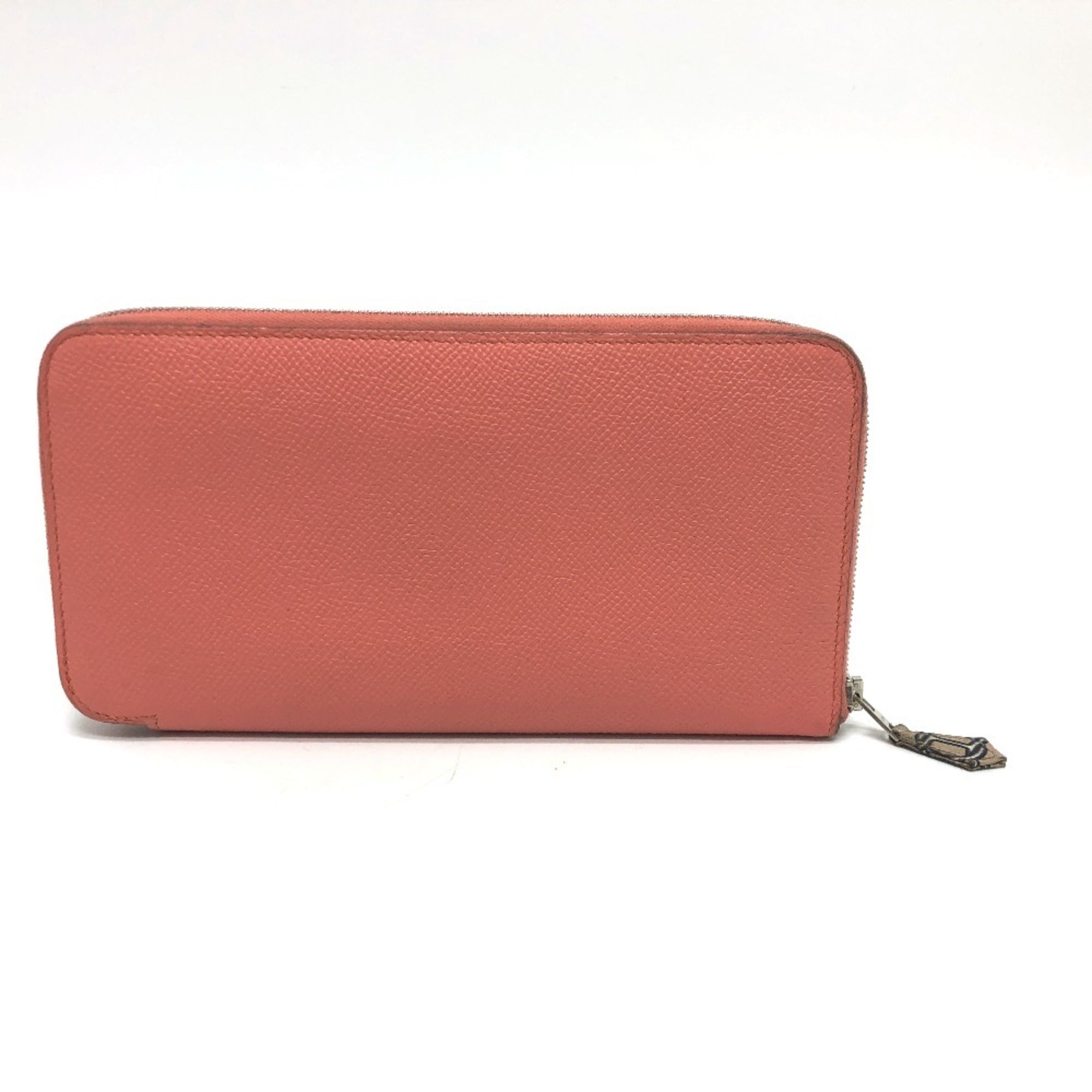 Hermes Azap Pink Epsom Leather Long Wallet (Bi-Fold) (Pre-Owned)
