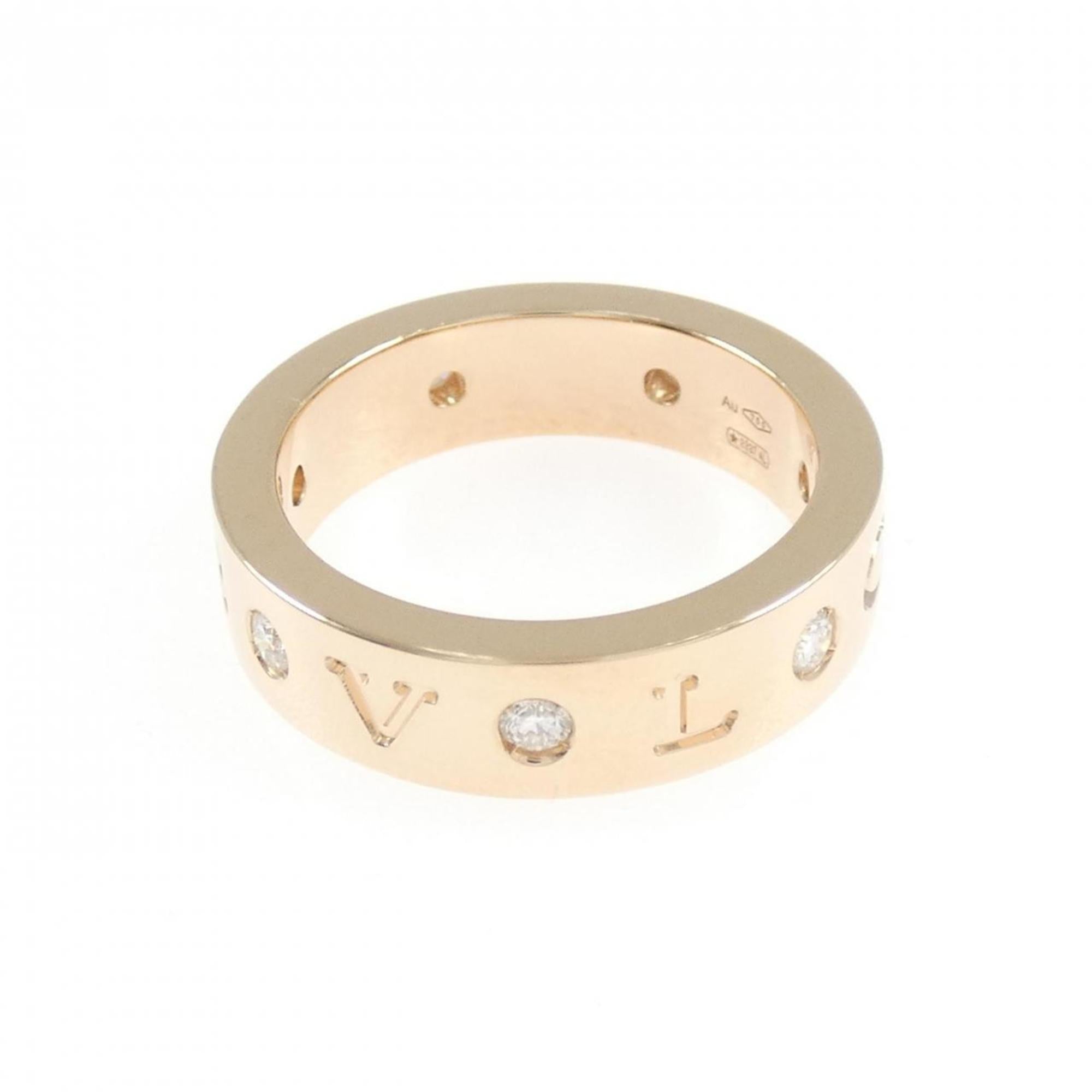 Bvlgari Pink Gold Pink Gold (18K) Band Ring (Pre-Owned)