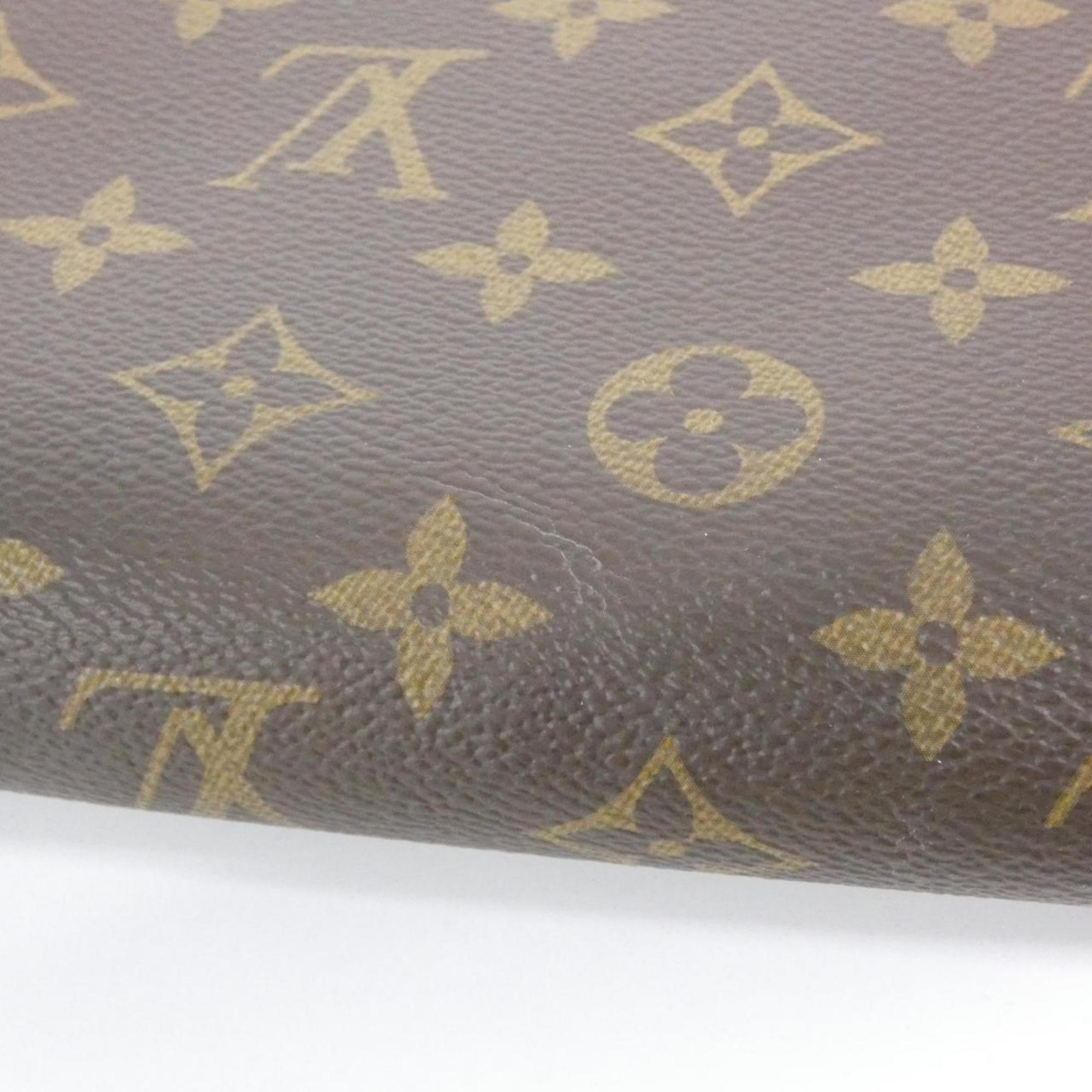Louis Vuitton Monogram Cerise Marron Coated Canvas Shoulder Bag (Pre-Owned)