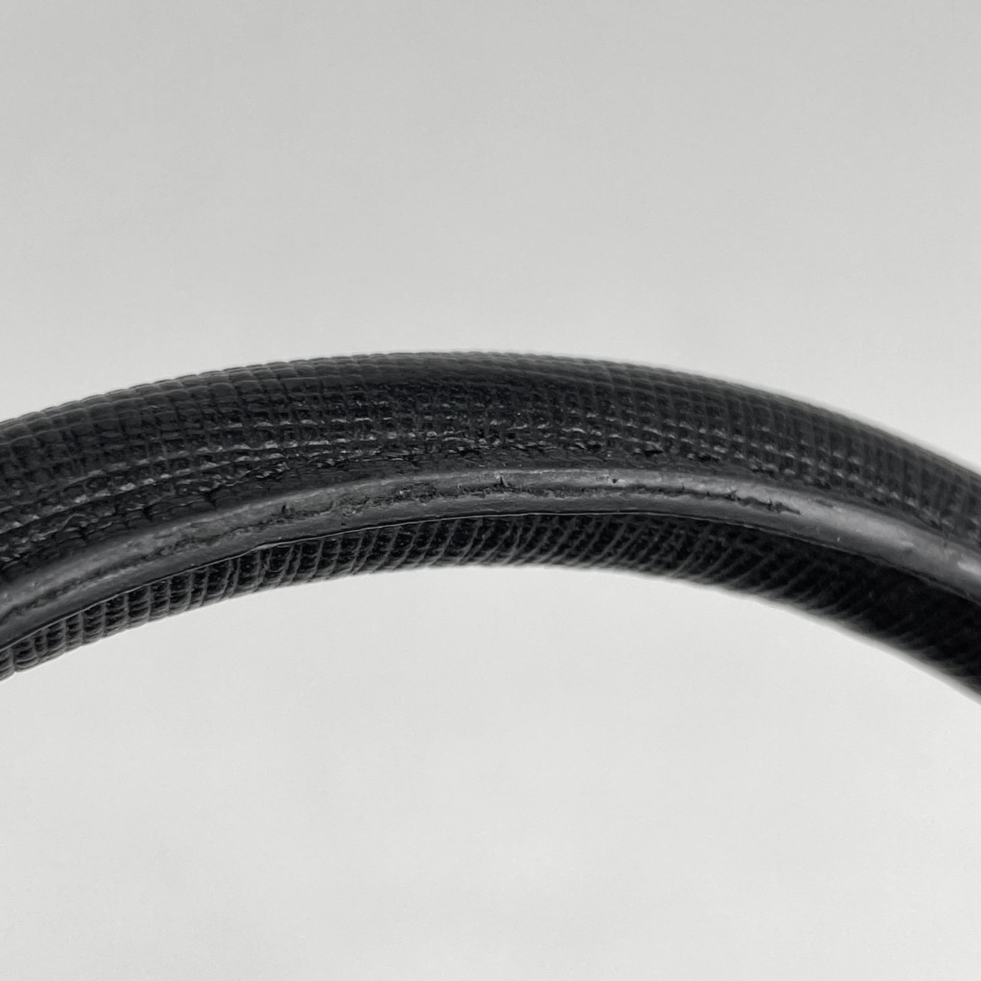 Prada Black Leather Handbag Shoulder Bag (Pre-Owned)