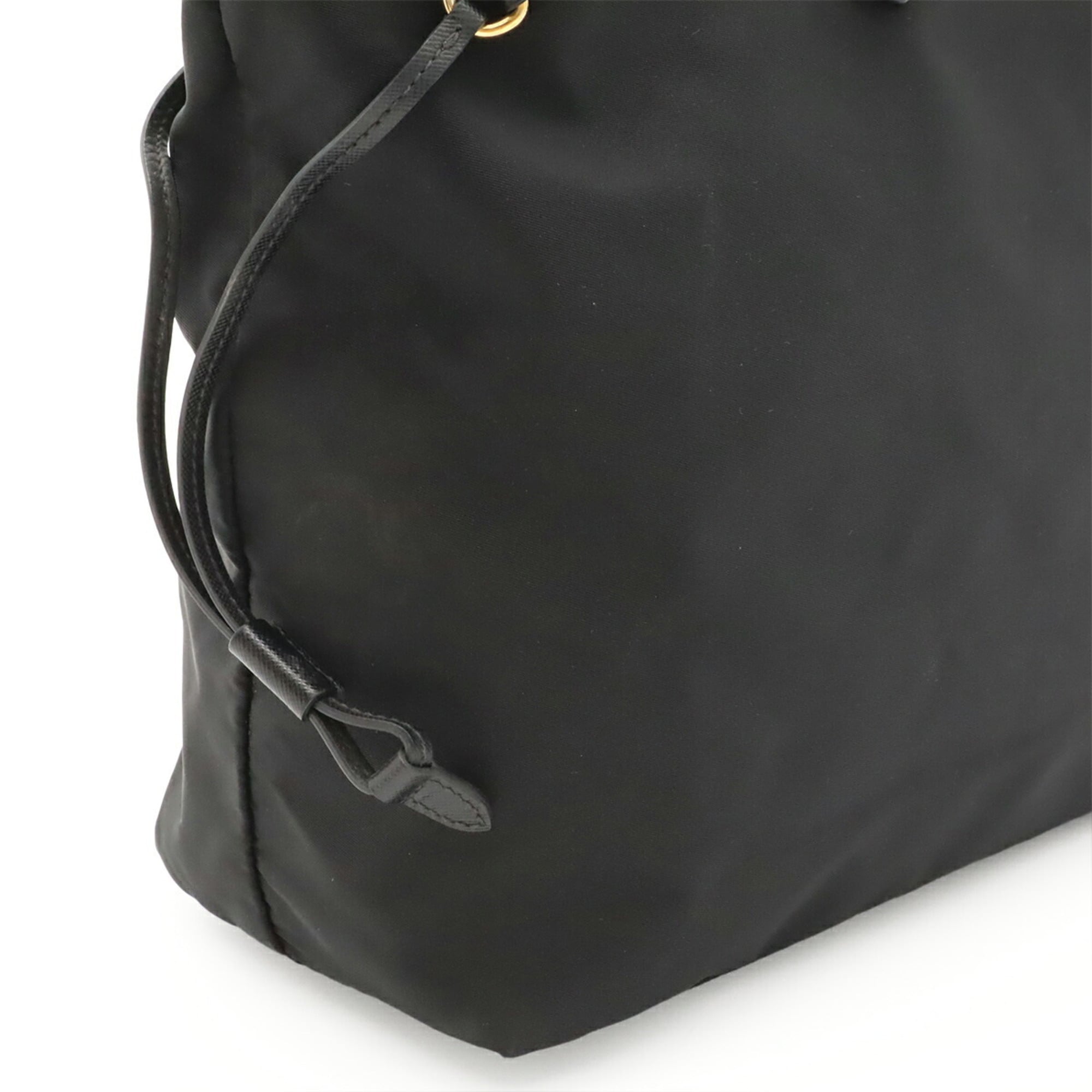 Prada Black Nero Nylon Shoulder Bag Tote Bag (Pre-Owned)