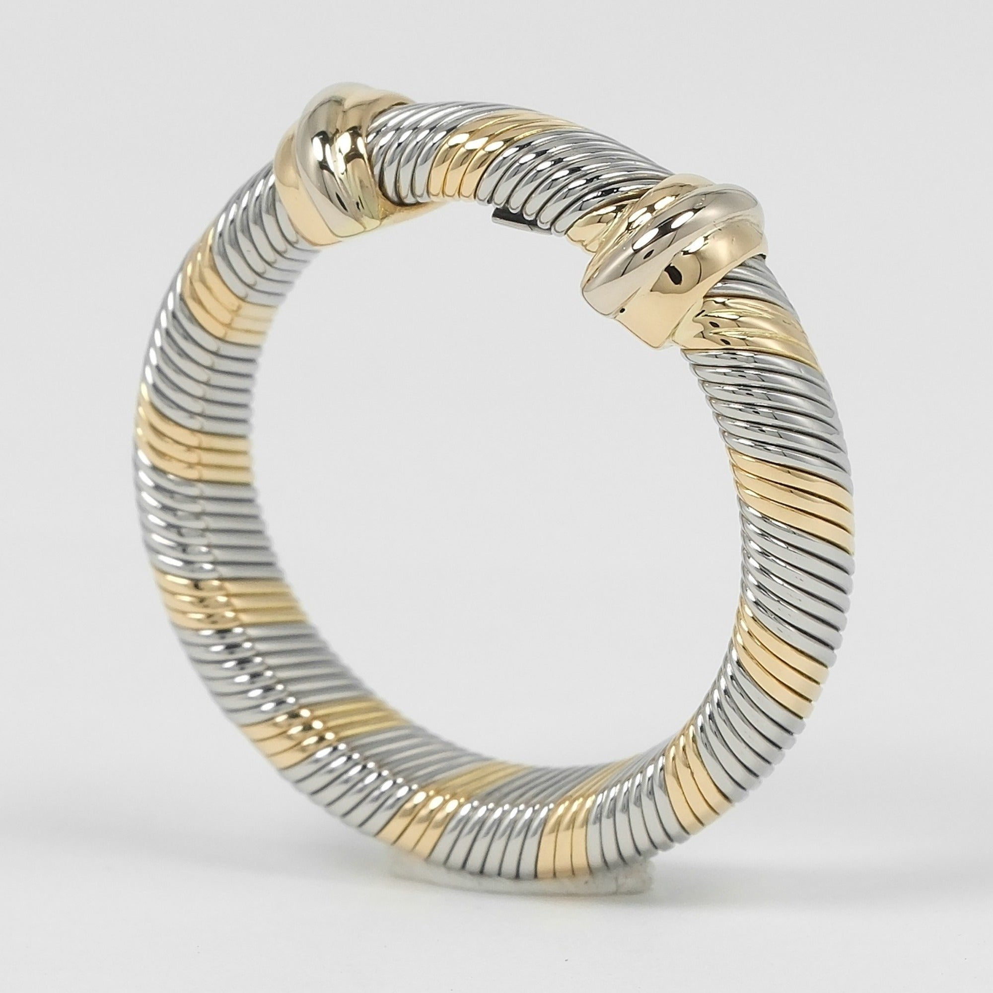 Cartier Yellow Gold (18K) Stainless Steel Band Ring (Pre-Owned)