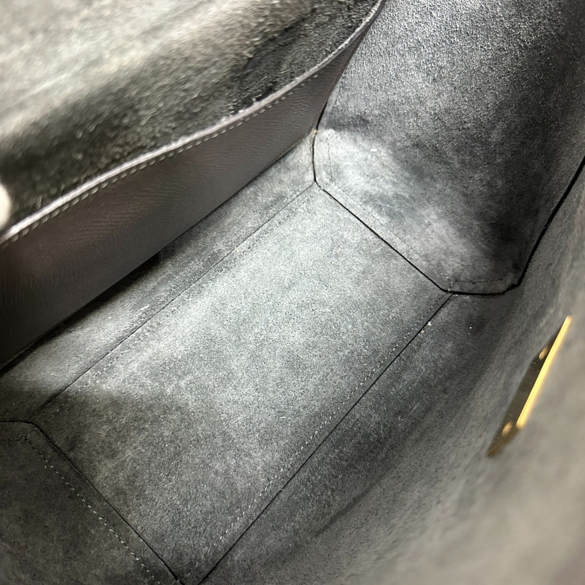 Celine Gray Leather Handbag (Pre-Owned)
