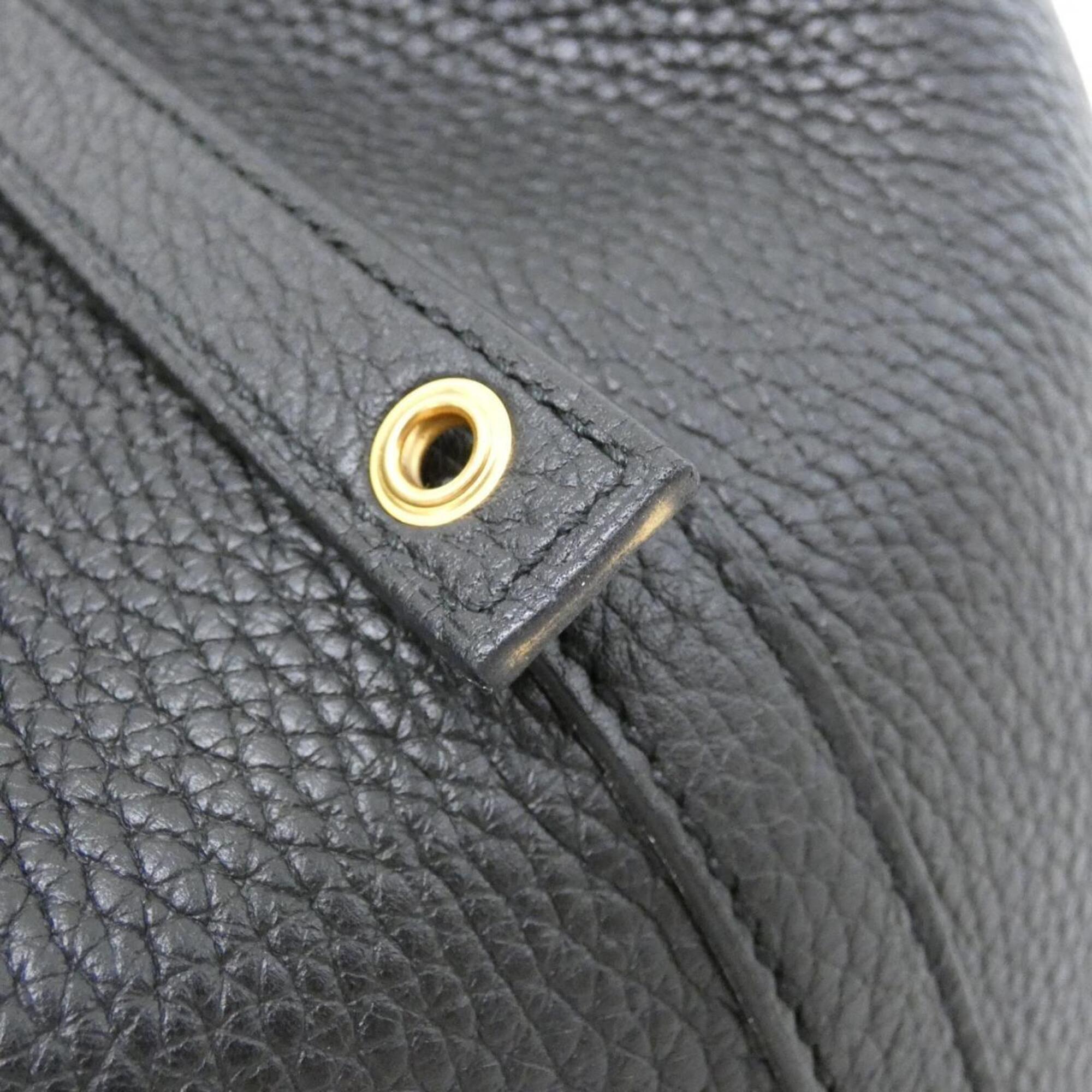 Hermes Picotin Black Taurillon Clemence Leather Handbag (Pre-Owned)