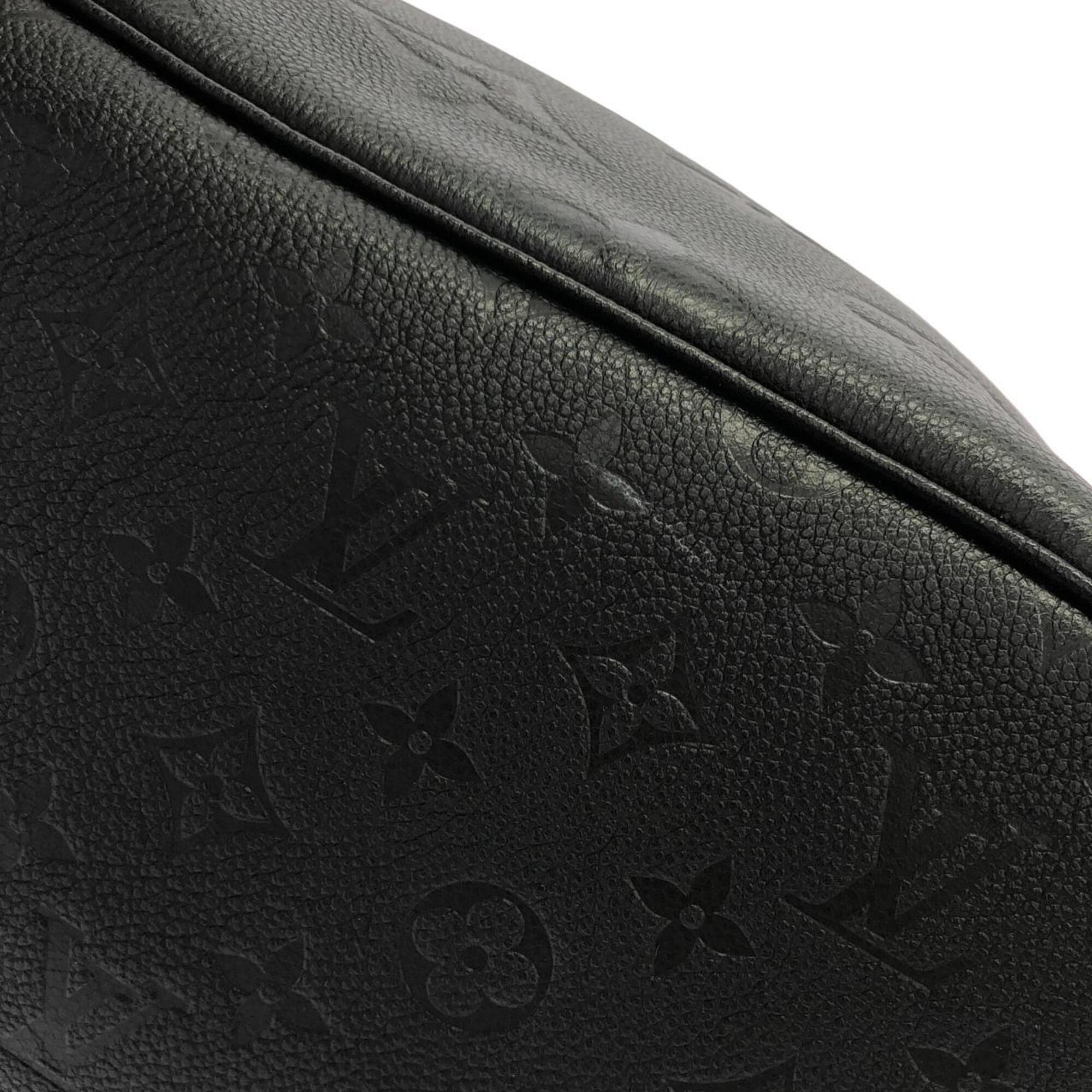 Louis Vuitton Black Leather Handbag Pouch (Pre-Owned)