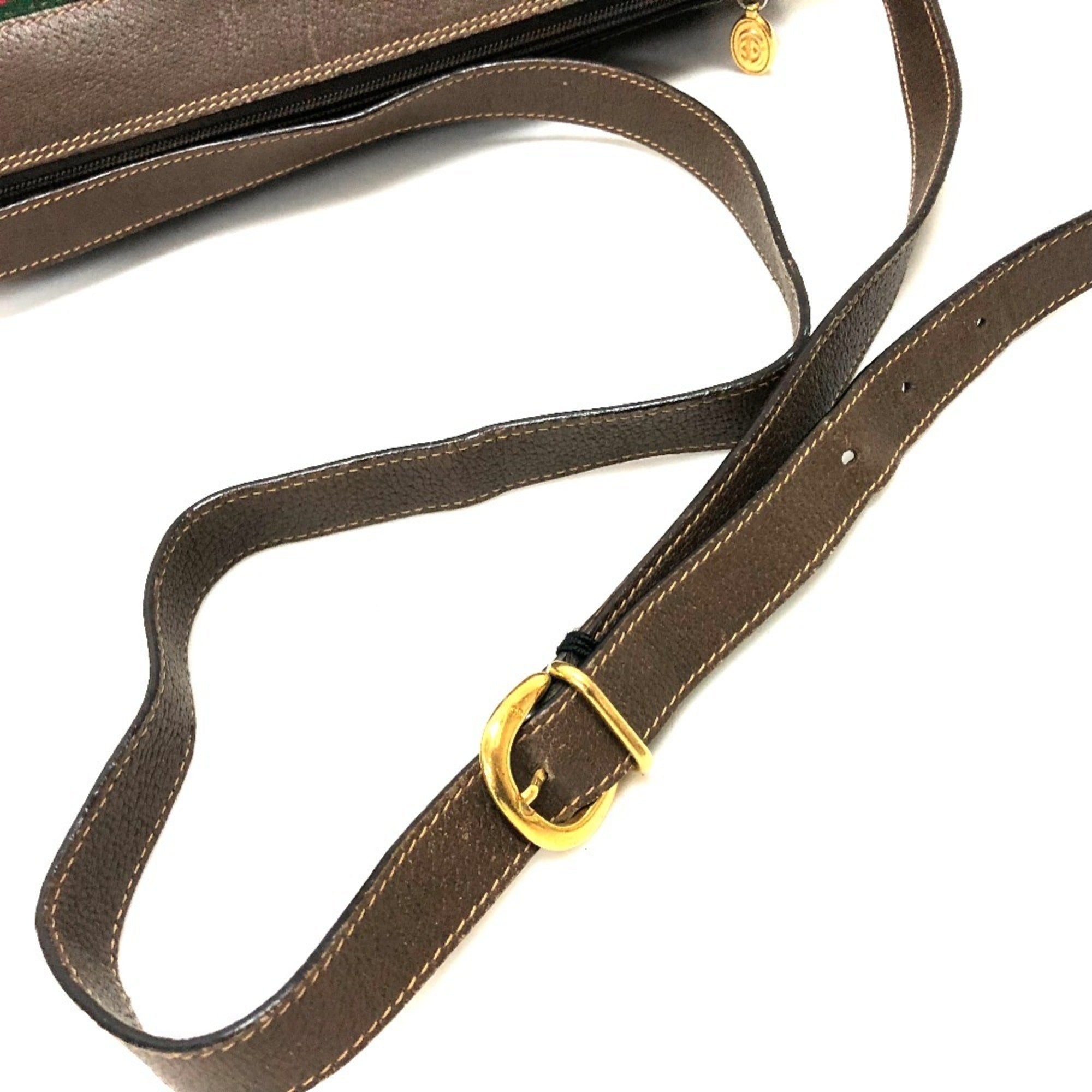 Gucci Pvc Leather Pochette Shoulder Bag (Pre-Owned)