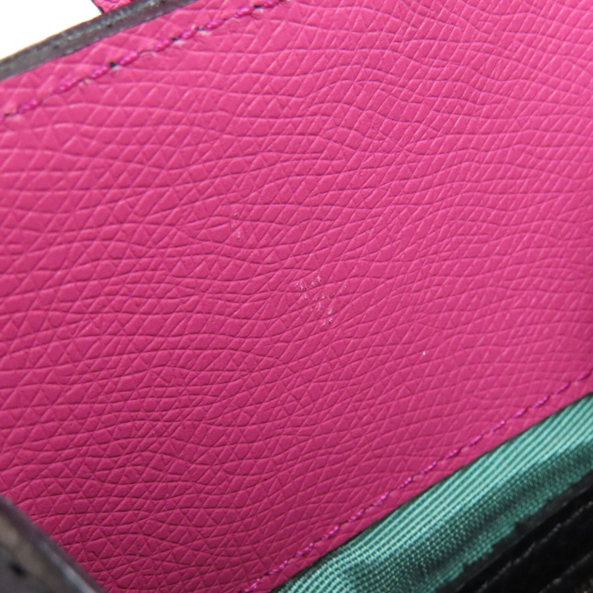 A.D.M.J Black Leather Handbag (Pre-Owned)