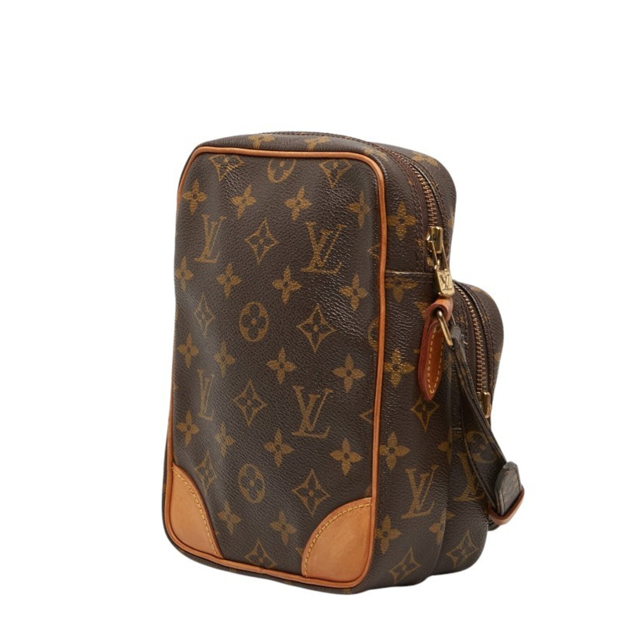 Louis Vuitton Brown Pvc Leather Shoulder Bag (Pre-Owned)