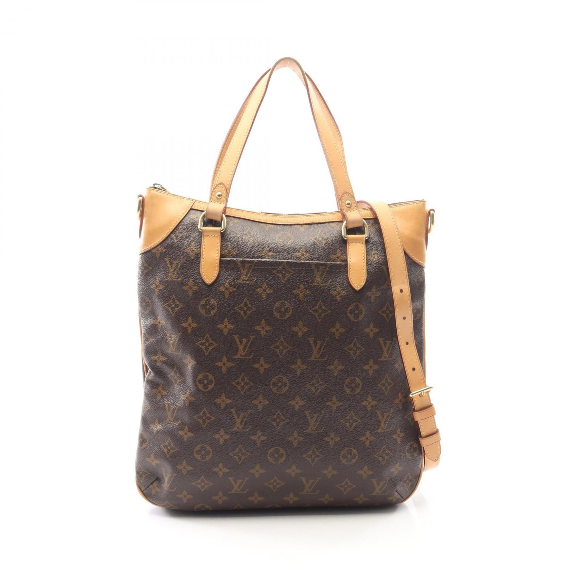 Louis Vuitton Brown Coated Canvas Pvc Monogram Leather Handbag (Pre-Owned)