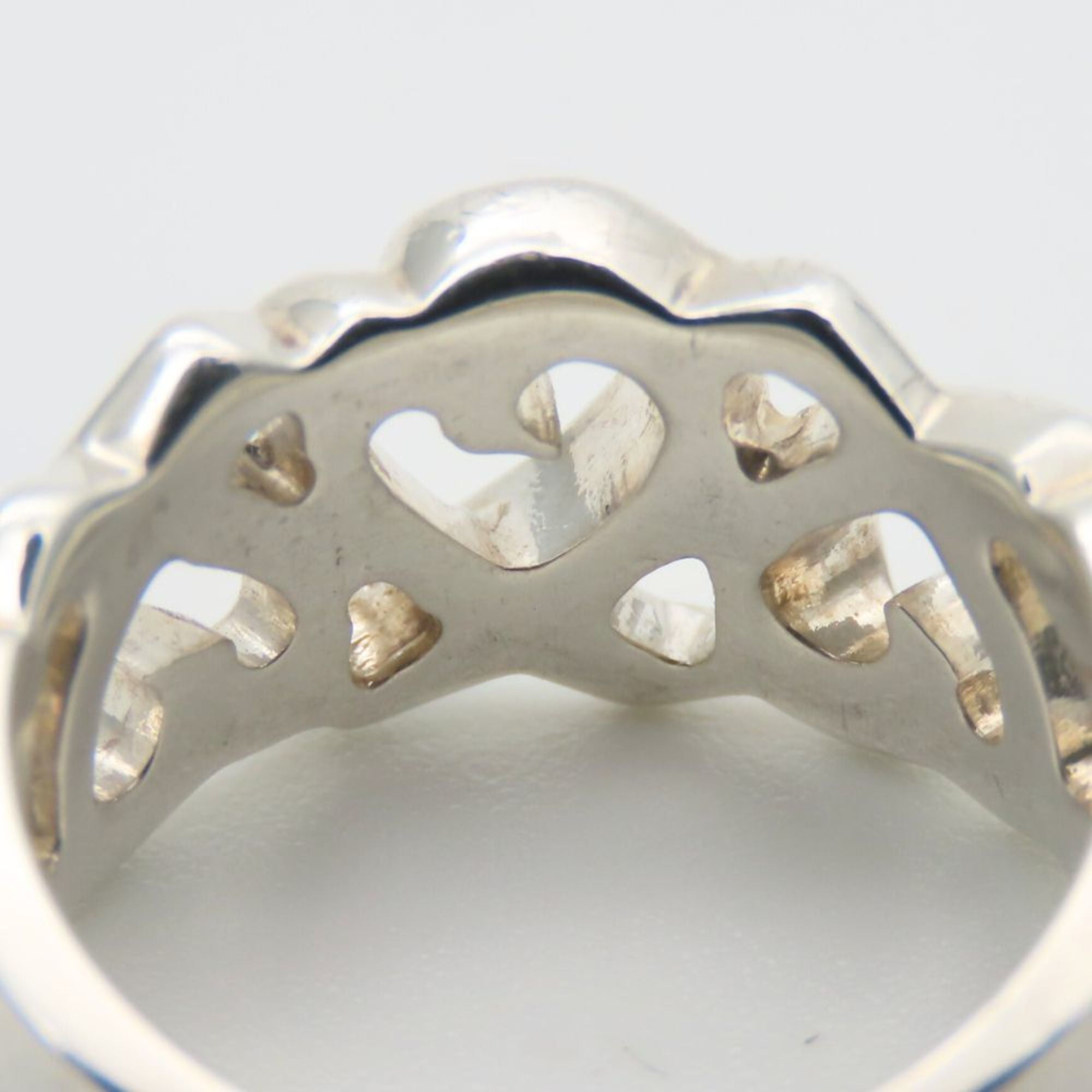 Tiffany Silver Silver 925 Band Ring (Pre-Owned)