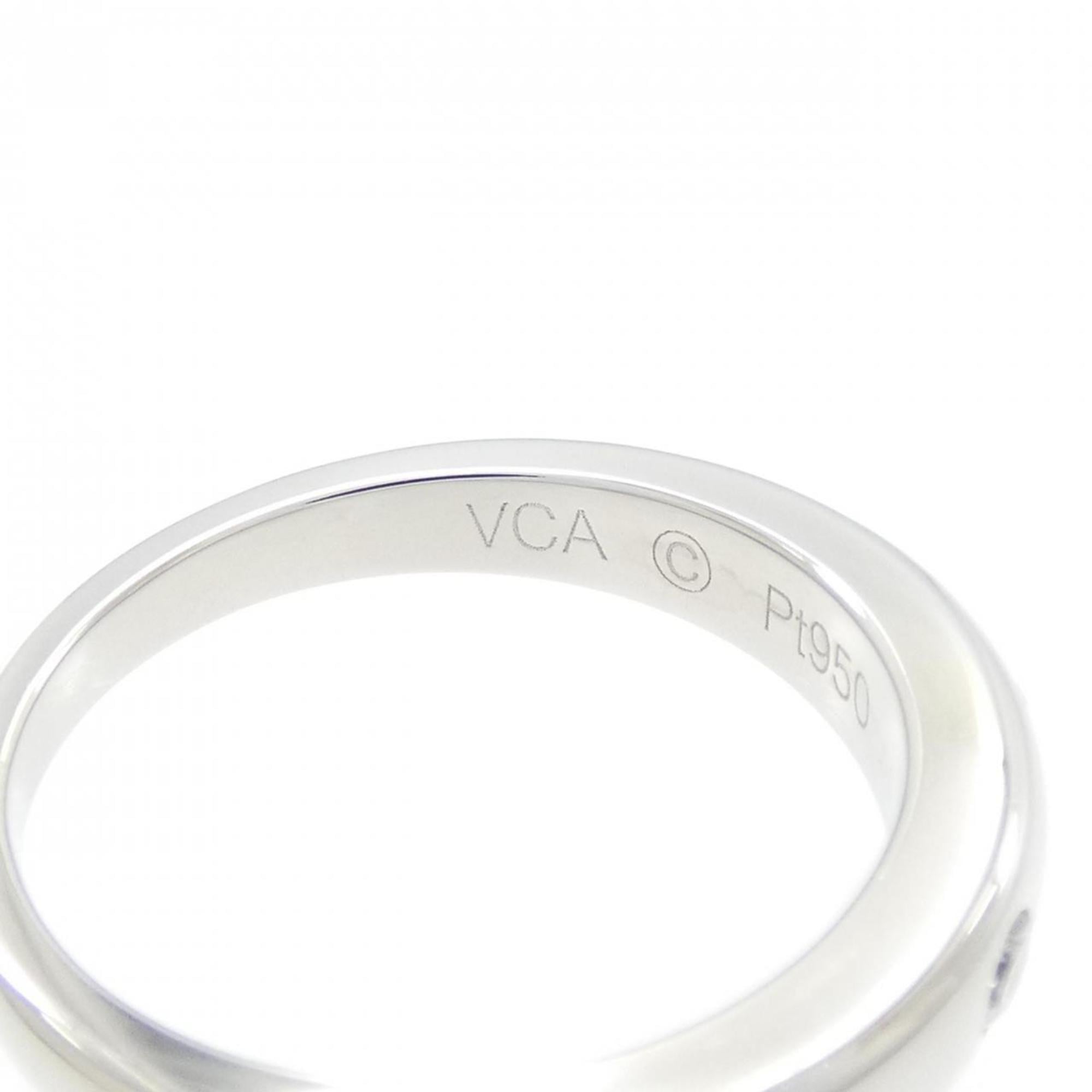 Van Cleef & Arpels Platinum Band Ring (Pre-Owned)