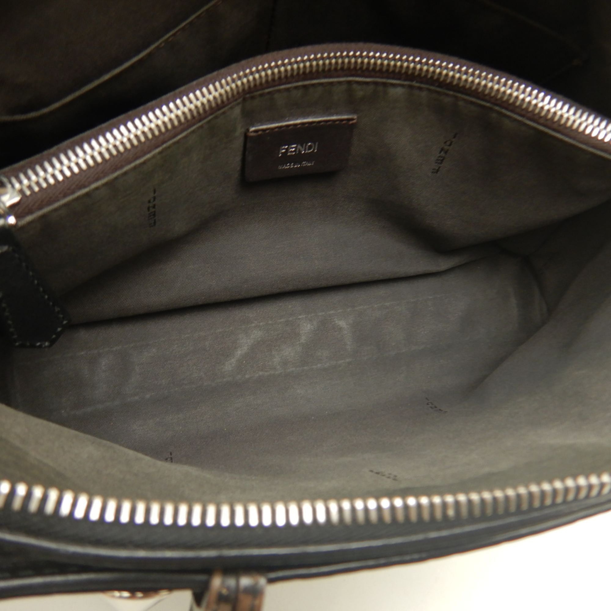 Fendi Black Leather Handbag (Pre-Owned)