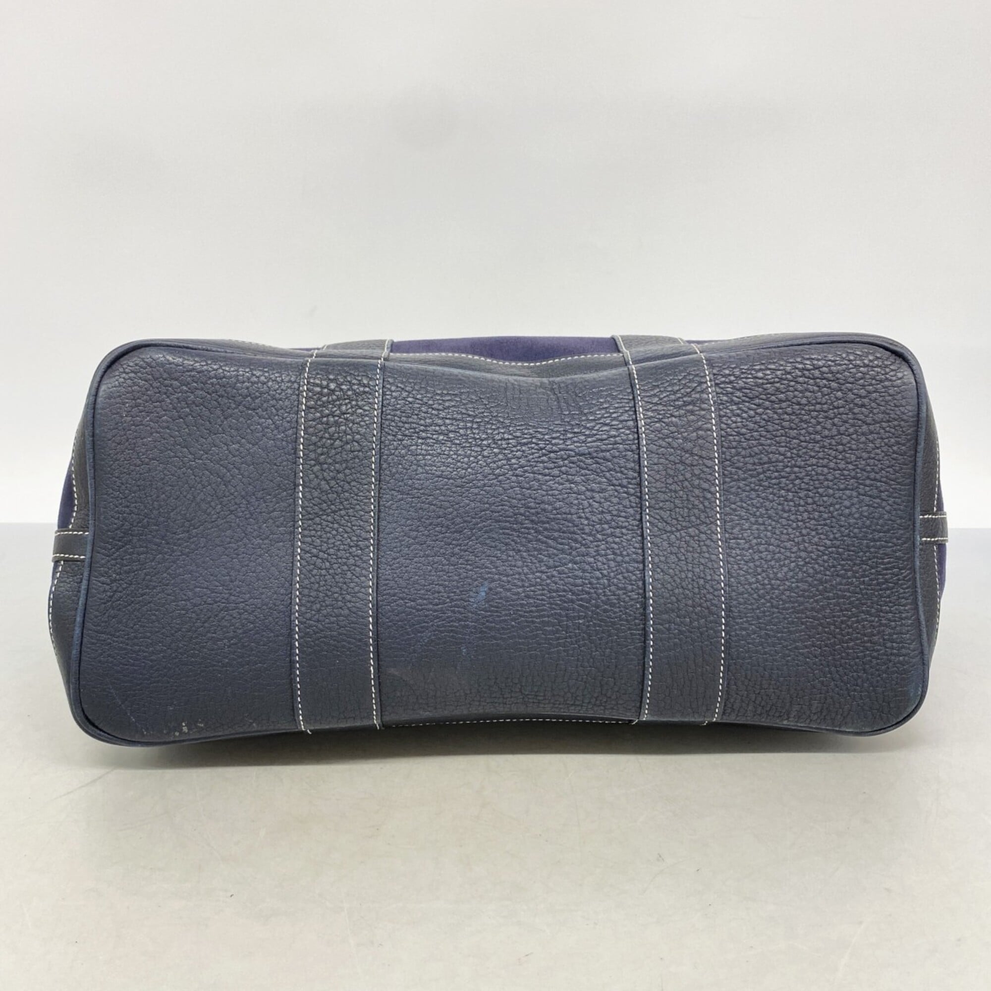Hermes Navy Toile H Tote Bag (Pre-Owned)