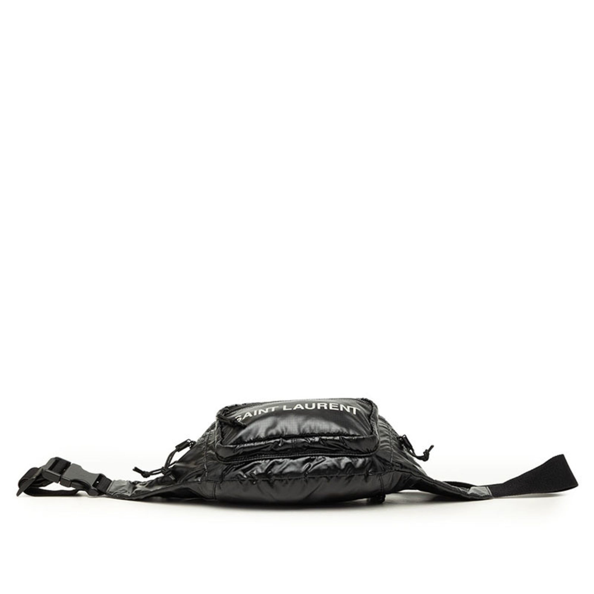 Saint Laurent Black Nylon Polyamide Fanny Pack (Pre-Owned)