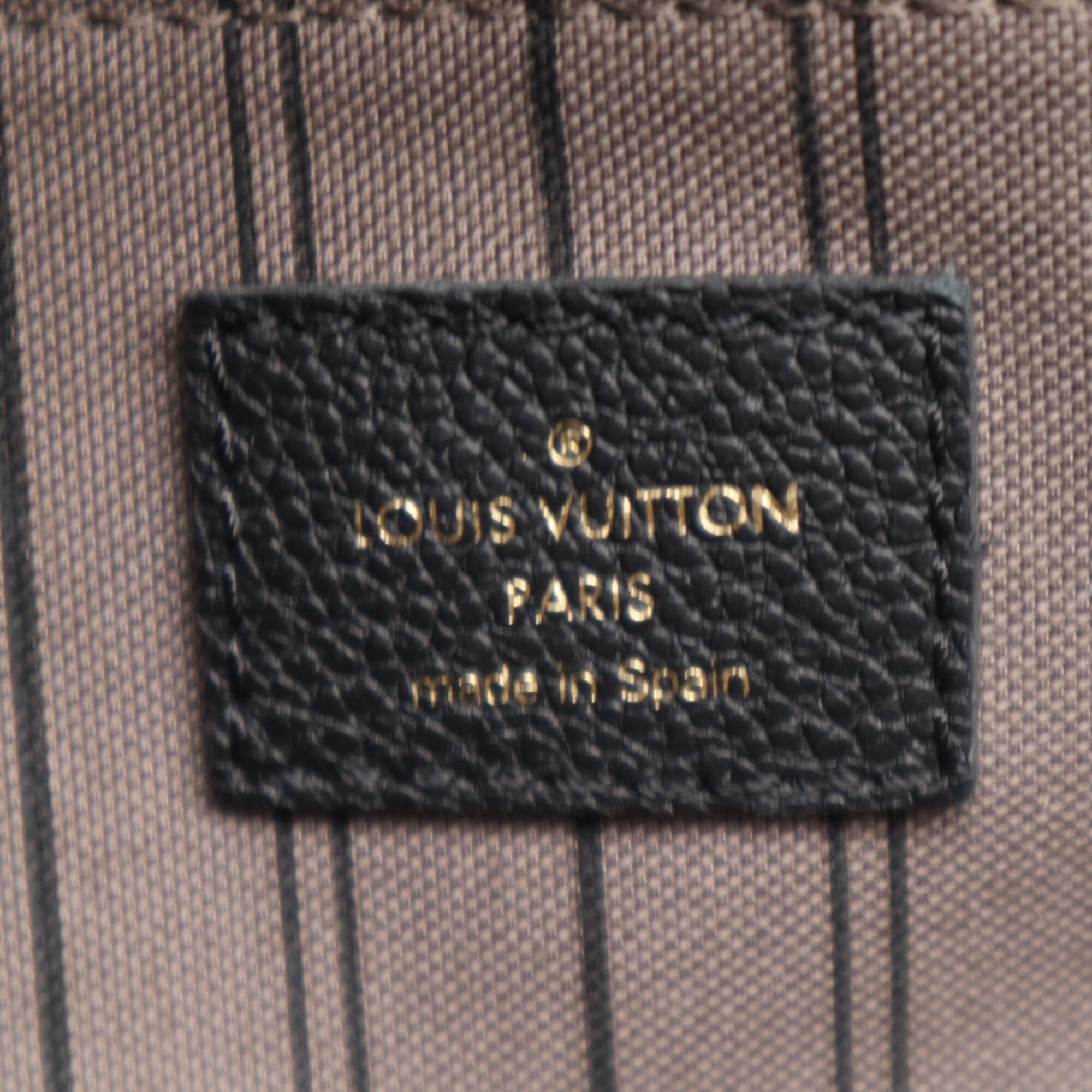 Louis Vuitton Monogram Empreinte Black Leather Backpack (Pre-Owned)