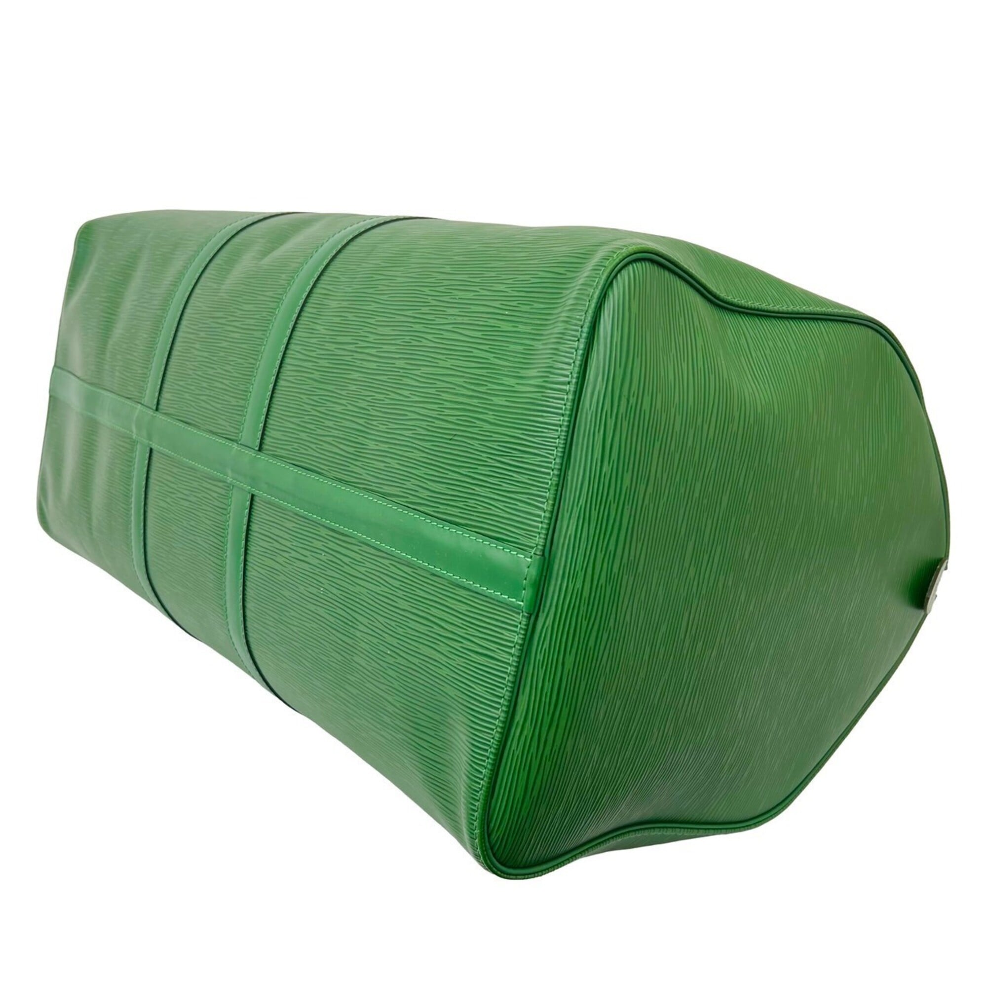 Louis Vuitton Green Leather Boston Bag (Pre-Owned)