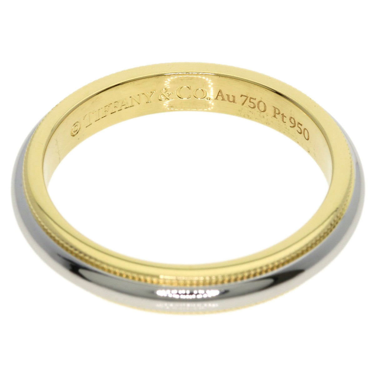 Tiffany Yellow Gold (18K) Platinum 950 Band Ring (Pre-Owned)