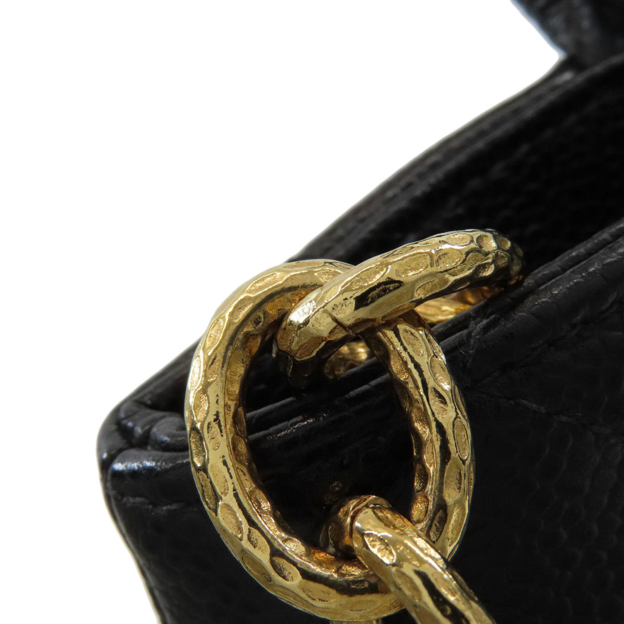 Chanel Black Leather Tote Bag (Pre-Owned)