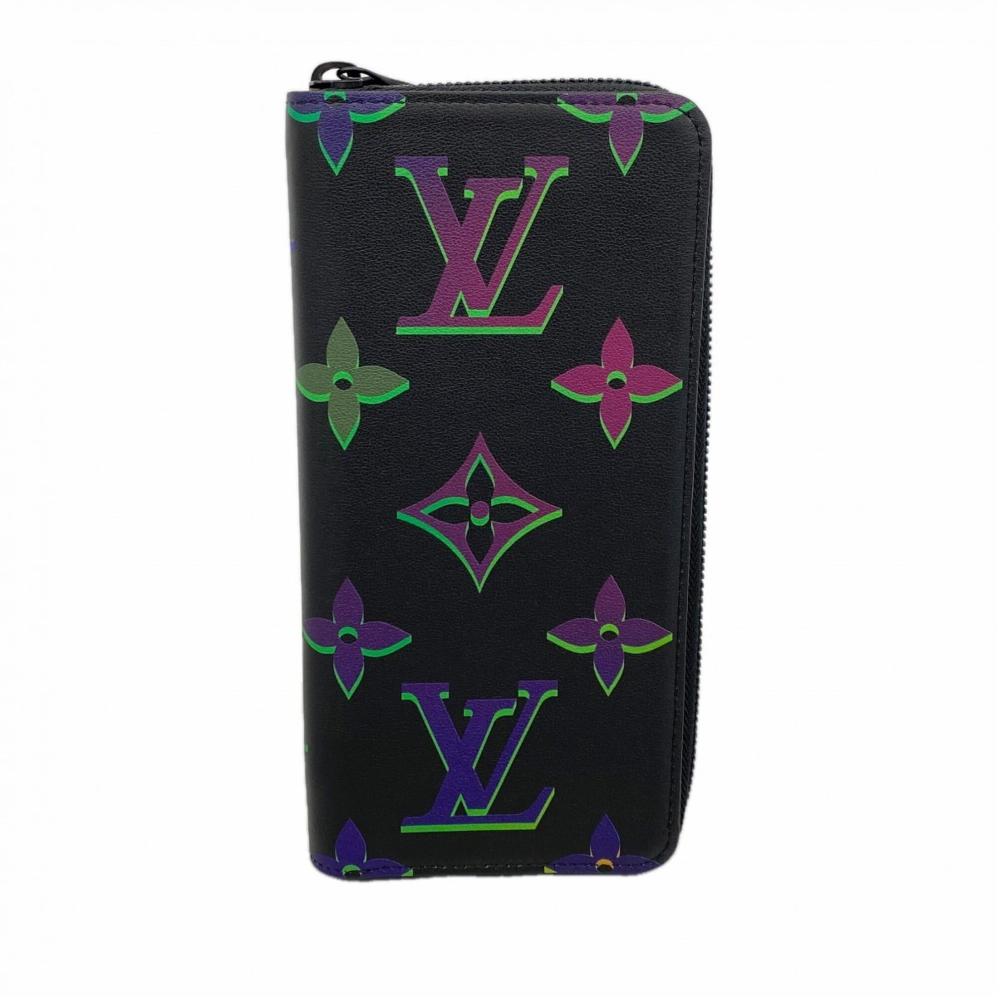 Louis Vuitton Black Multi-Color Long Wallet (Bi-Fold) (Pre-Owned)
