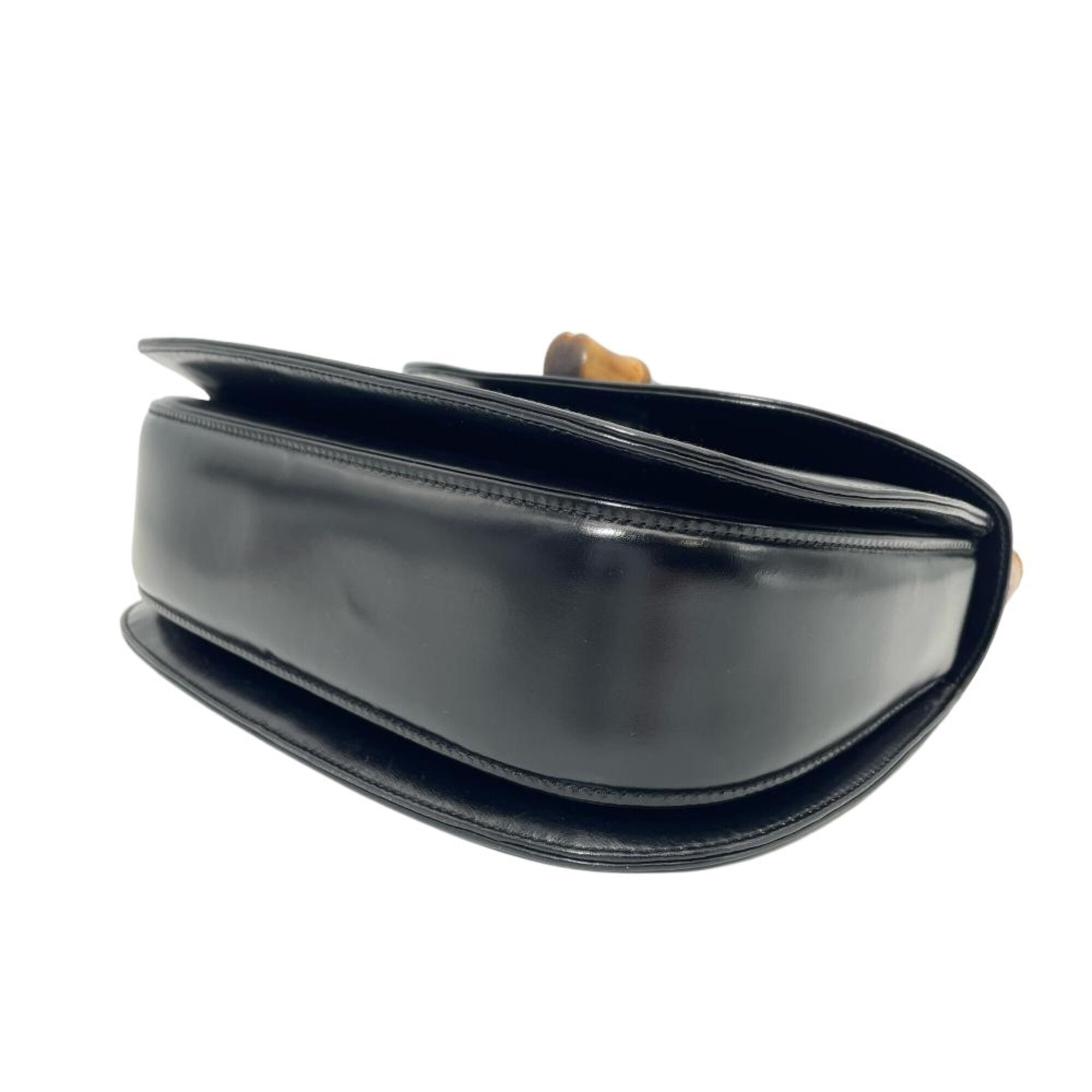 Gucci Black Leather Handbag (Pre-Owned)