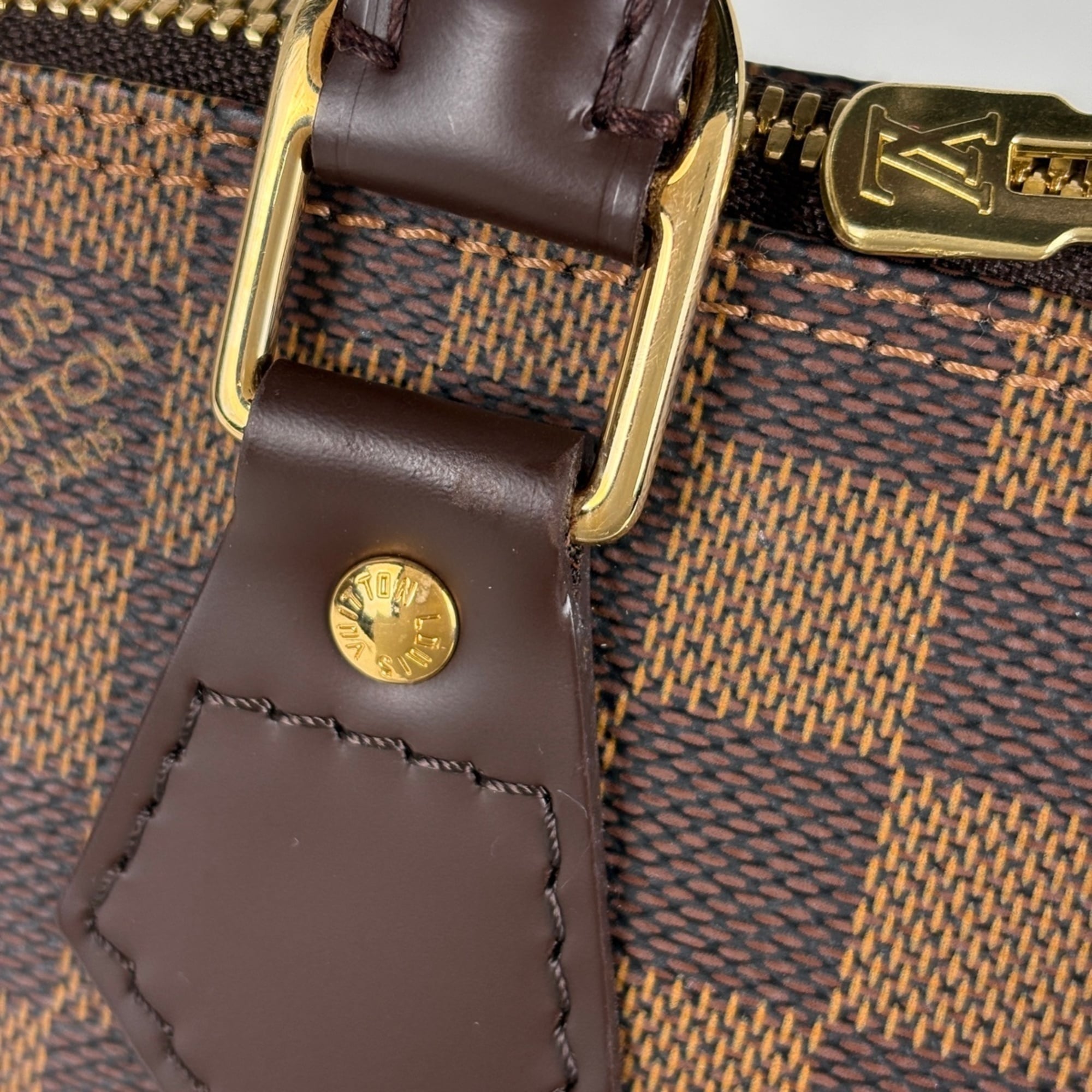 Louis Vuitton Brown Damier Canvas Damier Canvas Handbag (Pre-Owned)