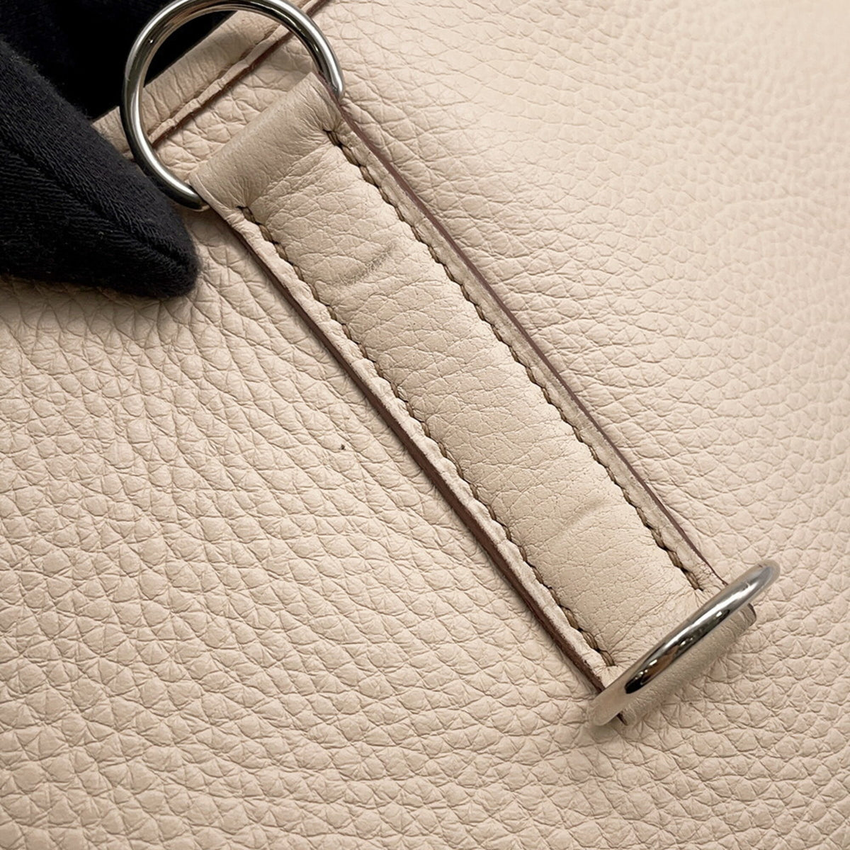Hermes Ivory Ivory Handbag Shoulder Bag (Pre-Owned)