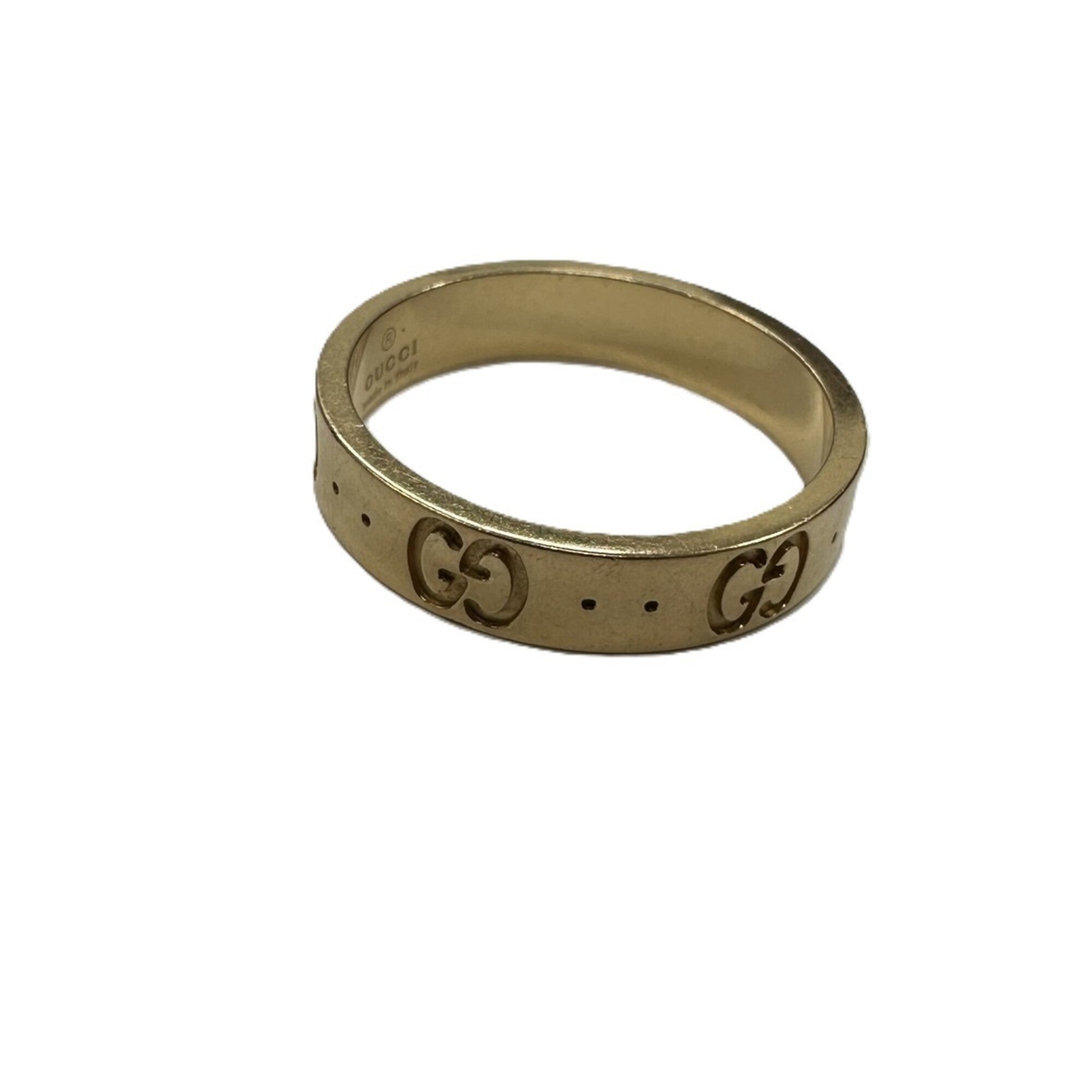 Gucci Icon Yellow Gold (18K) Band Ring (Pre-Owned)