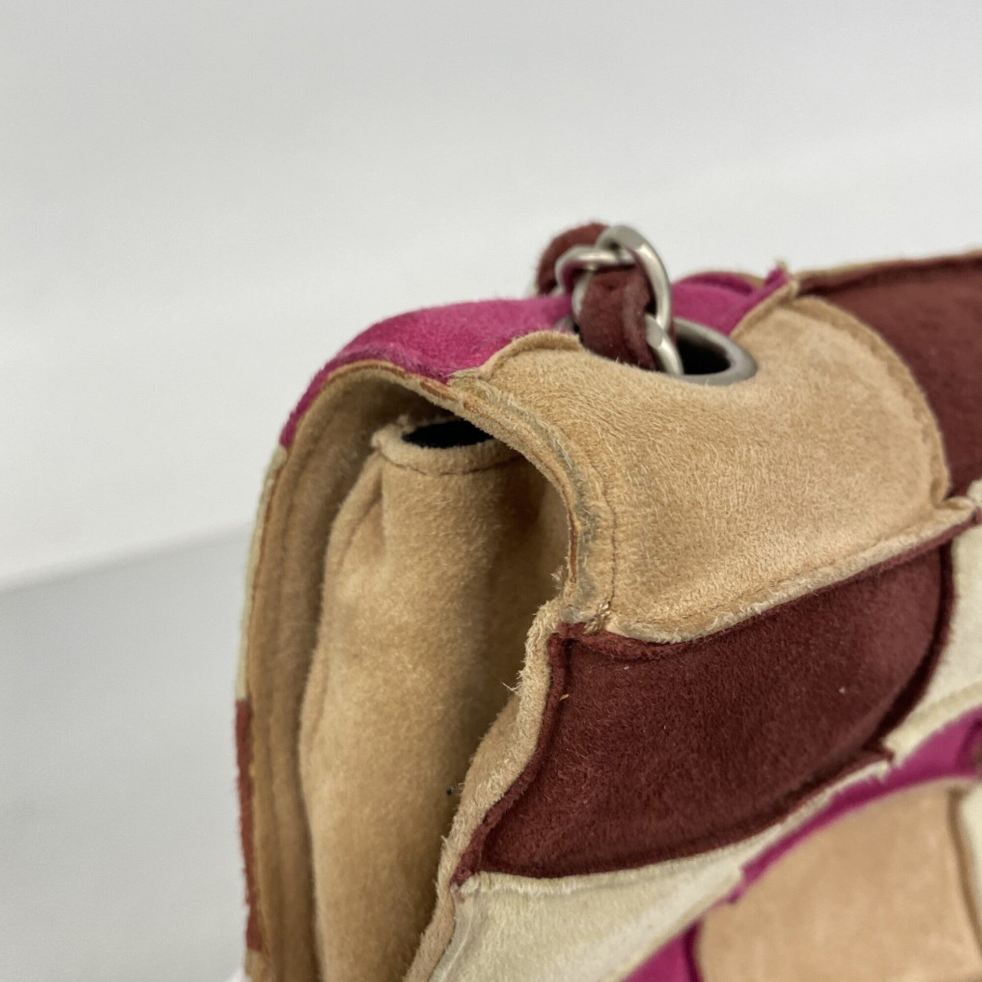 Chanel Multi-Color Suede Shoulder Bag (Pre-Owned)