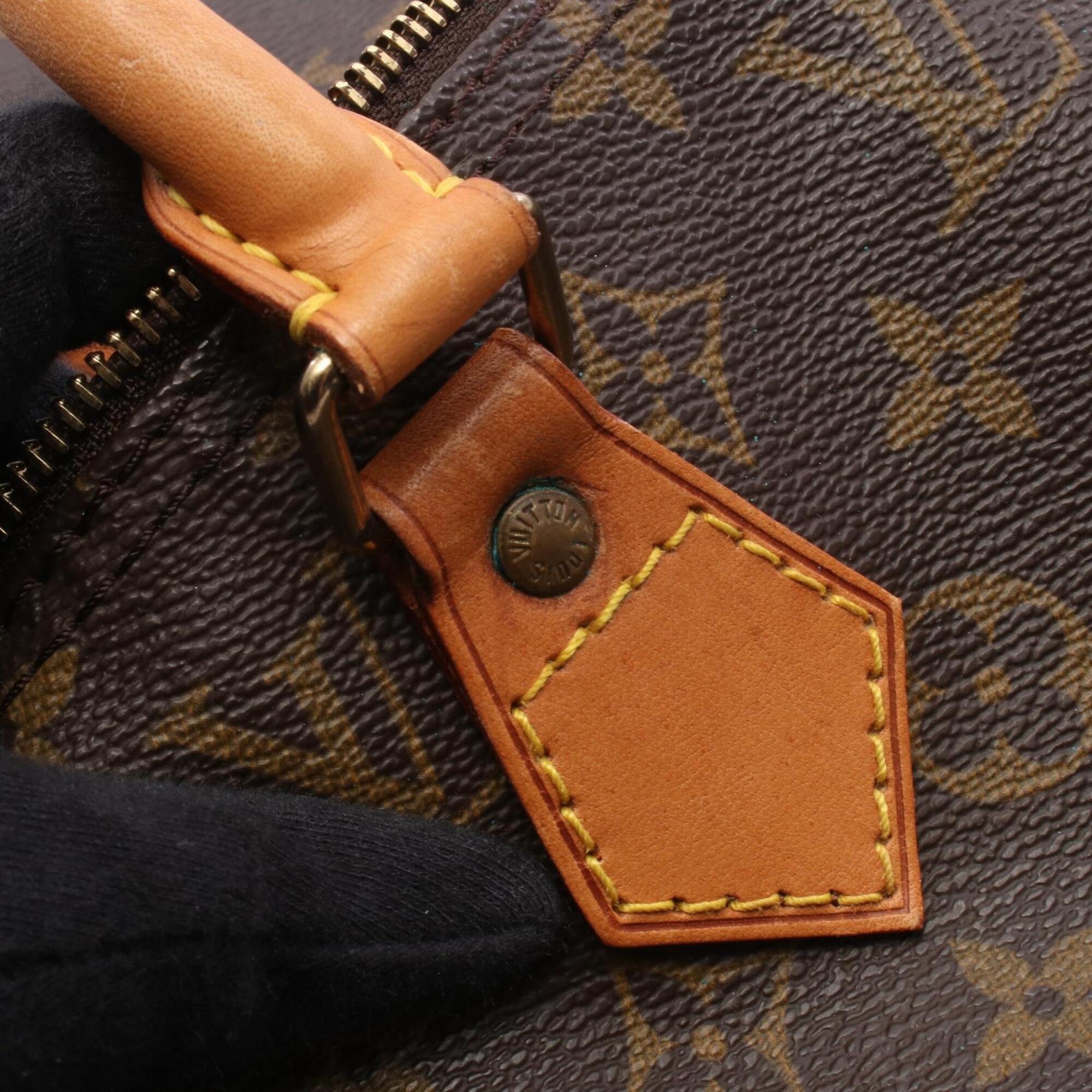 Louis Vuitton Brown Monogram Monogram Leather Handbag (Pre-Owned)