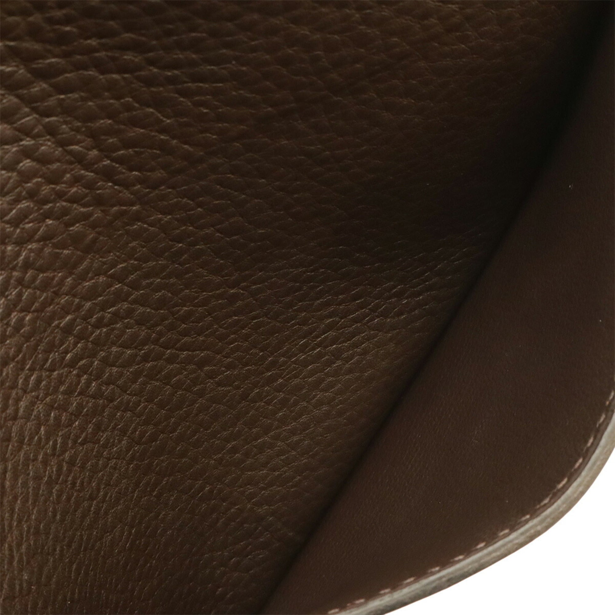 Hermes Brown Taurillon Clemence Leather Shoulder Bag (Pre-Owned)