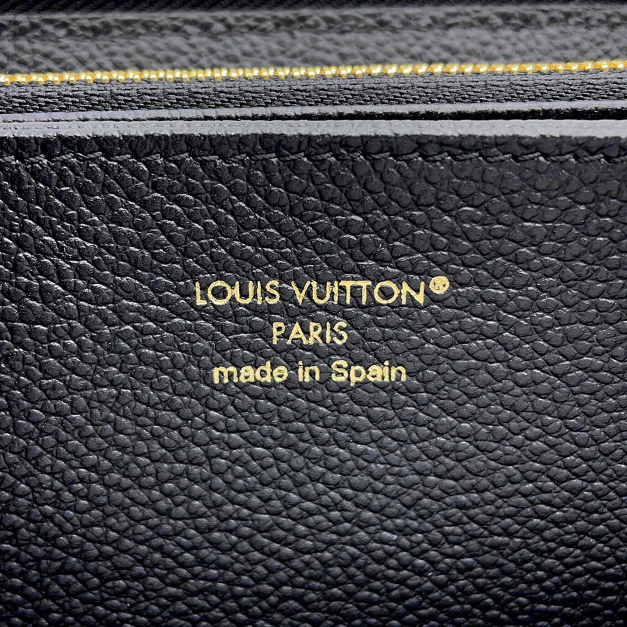 Louis Vuitton Monogram Empreinte Black Noir Monogram Empreinte Long Wallet (Bi-Fold) (Pre-Owned)