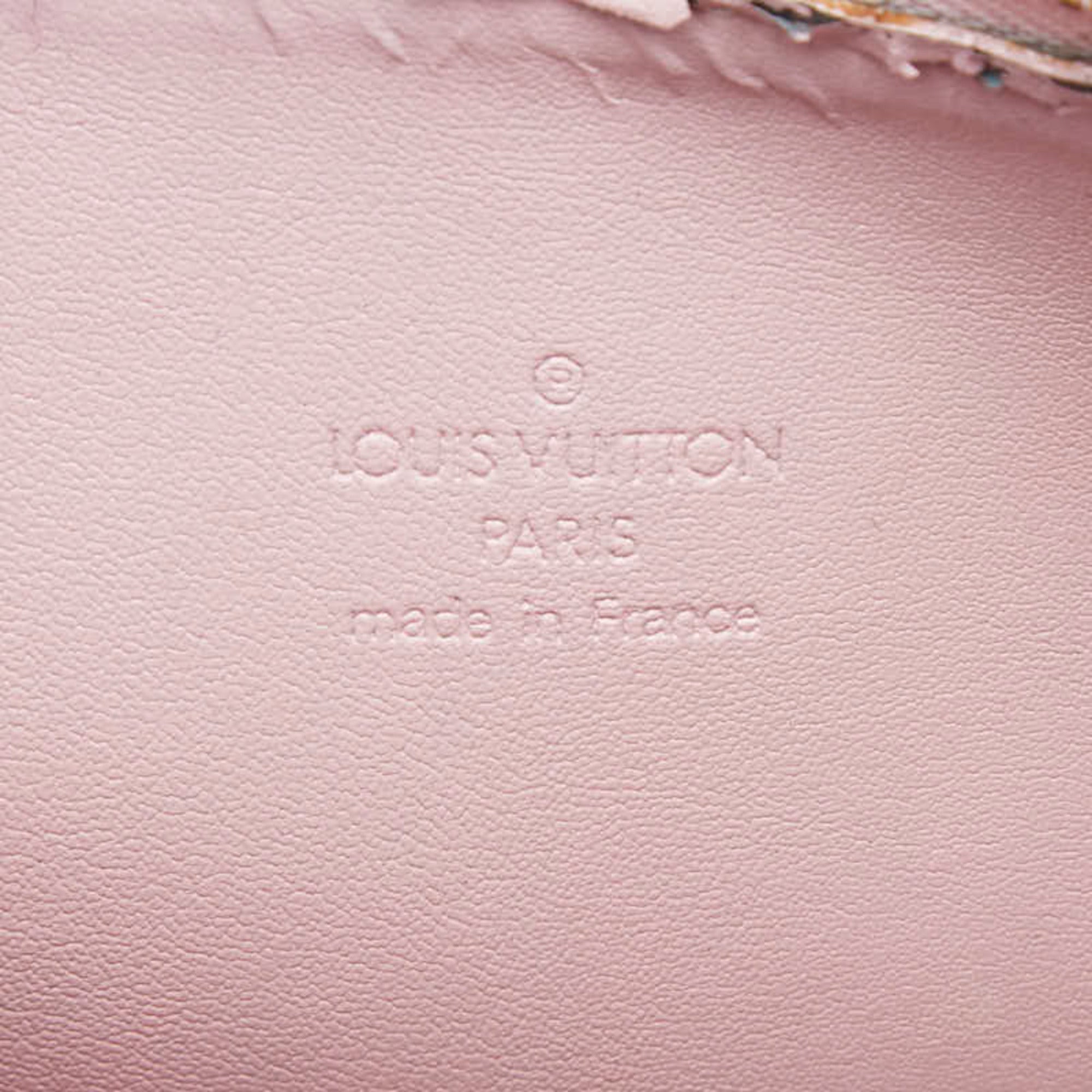 Louis Vuitton Vernis Yellow Leather Handbag Shoulder Bag (Pre-Owned)