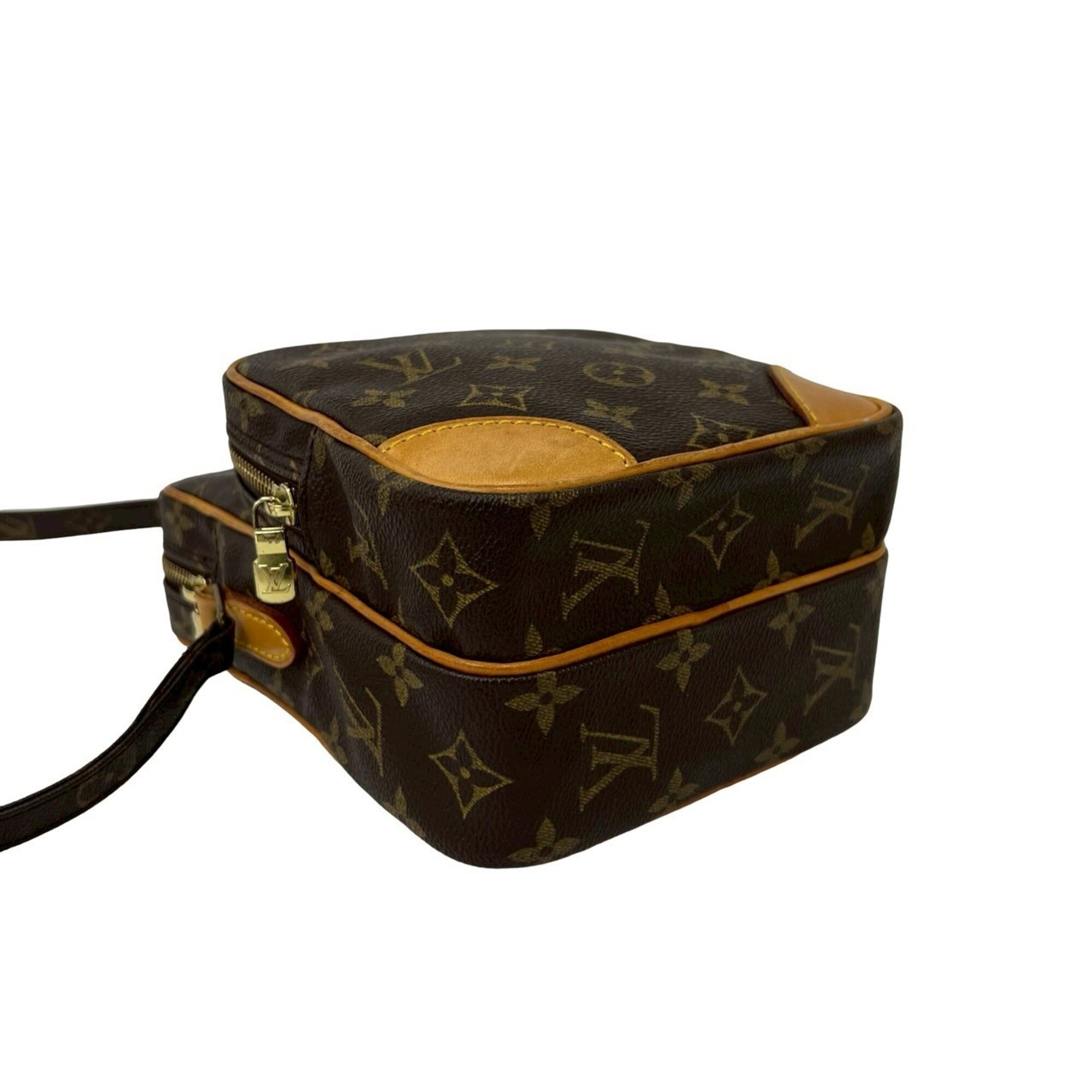 Louis Vuitton Brown Leather Pvc Pochette Shoulder Bag (Pre-Owned)