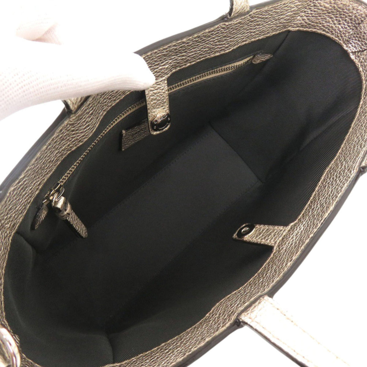 Jimmy Choo Gold Leather Handbag (Pre-Owned)
