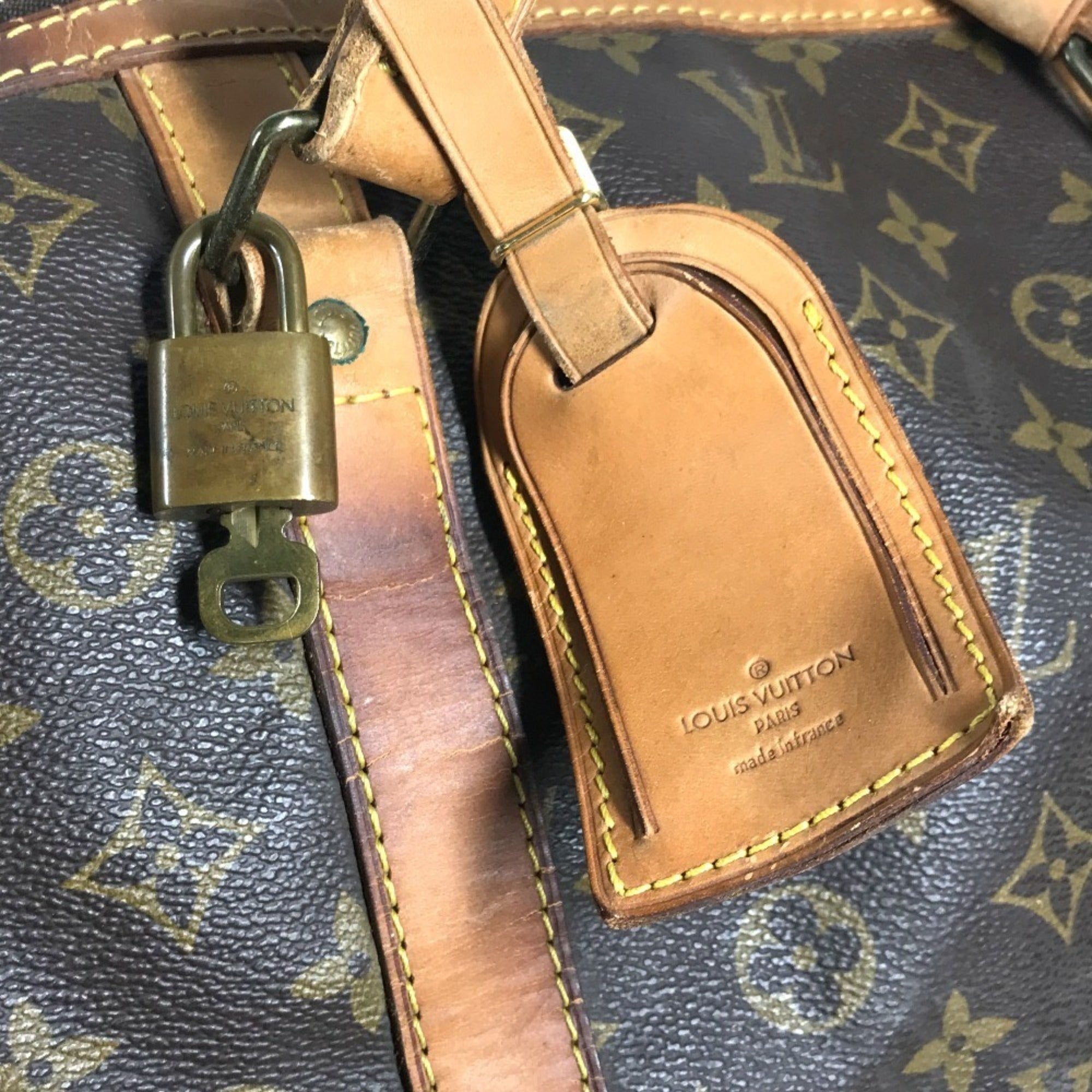 Louis Vuitton Brown Monogram Monogram Boston Bag Handbag (Pre-Owned)