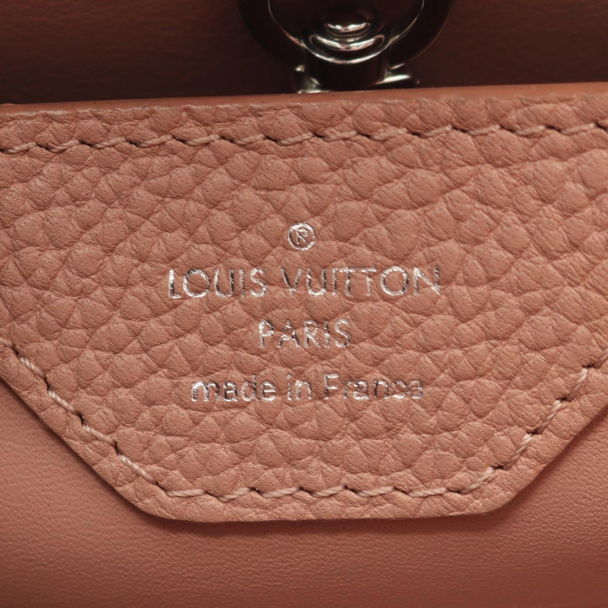 Louis Vuitton Magnolia Pink Leather Handbag (Pre-Owned)