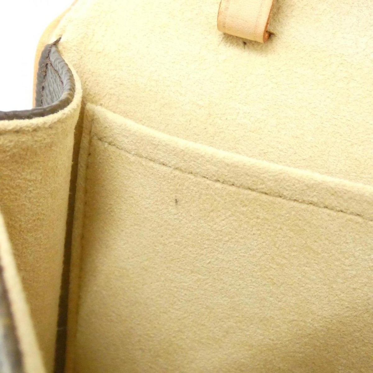 Louis Vuitton Brown Coated Canvas Pochette Shoulder Bag (Pre-Owned)