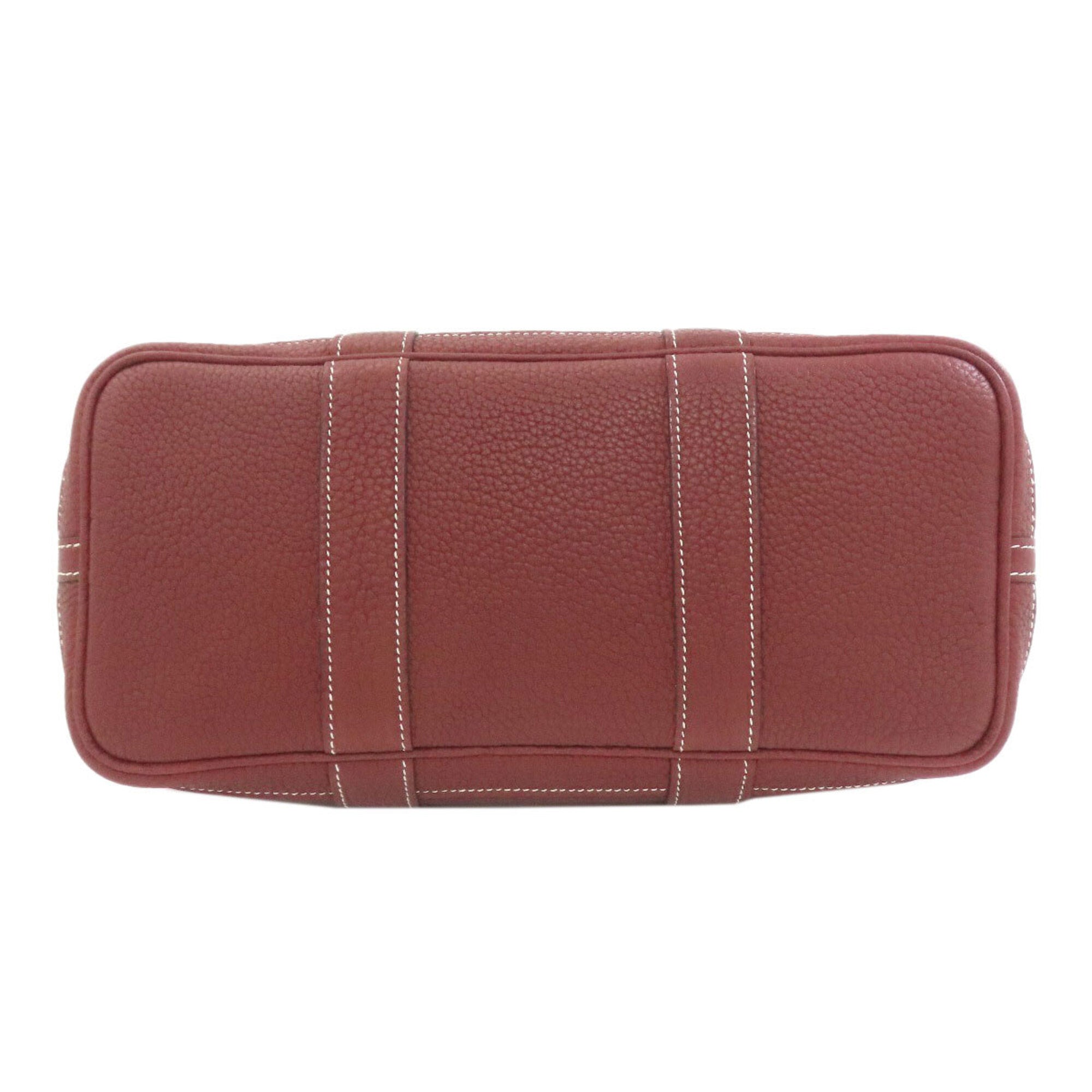 Hermes Red Color Negonda Leather Handbag (Pre-Owned)