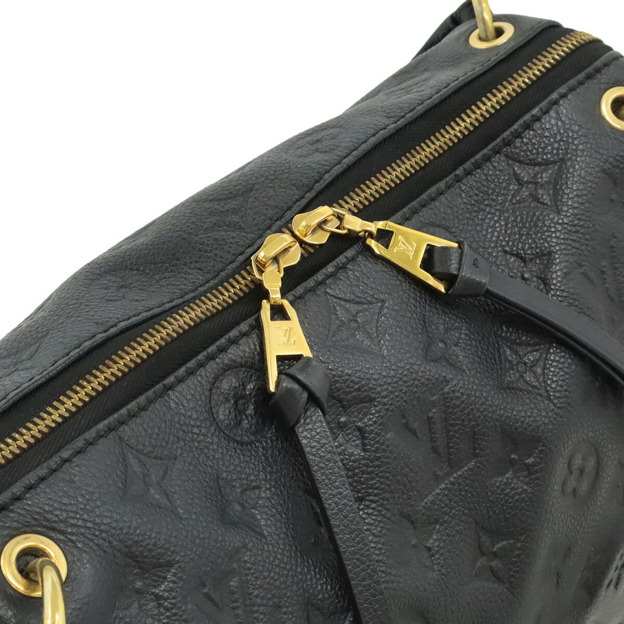 Louis Vuitton Monogram Empreinte Black Noir Monogram Empreinte Shoulder Bag Tote Bag (Pre-Owned)