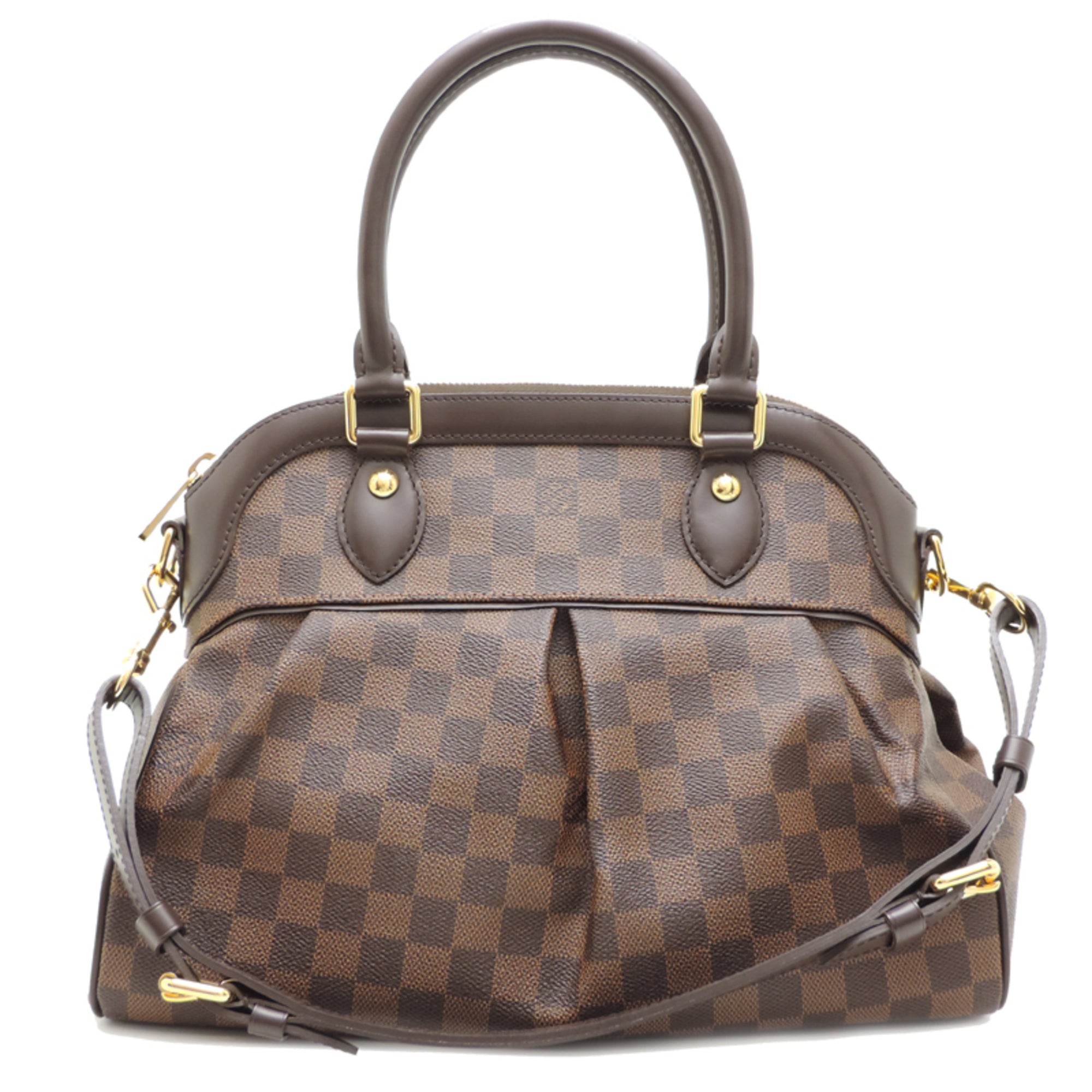 Louis Vuitton Brown Ebene Damier Canvas Handbag (Pre-Owned)