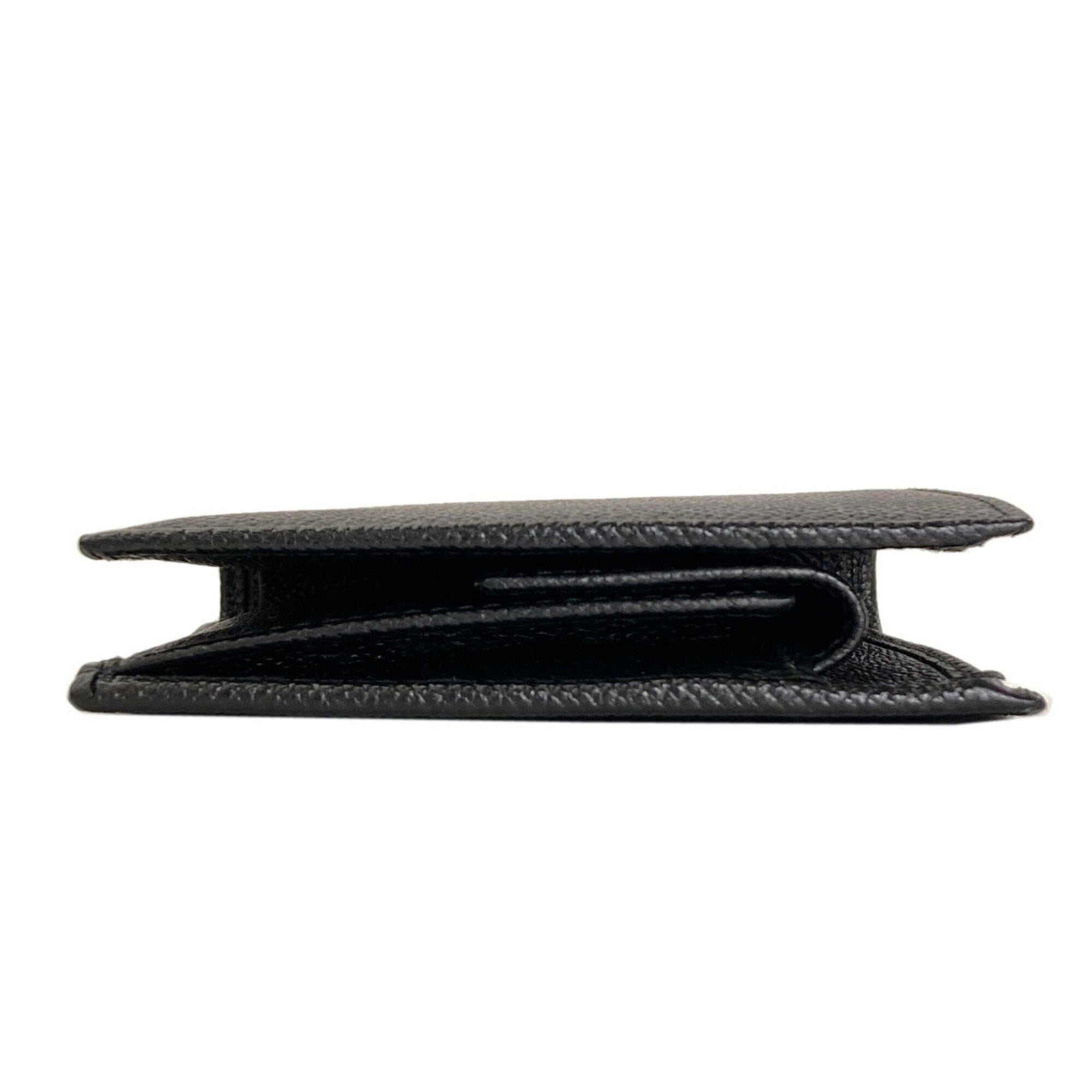 Bvlgari Black Leather Wallet (Bi-Fold) (Pre-Owned)