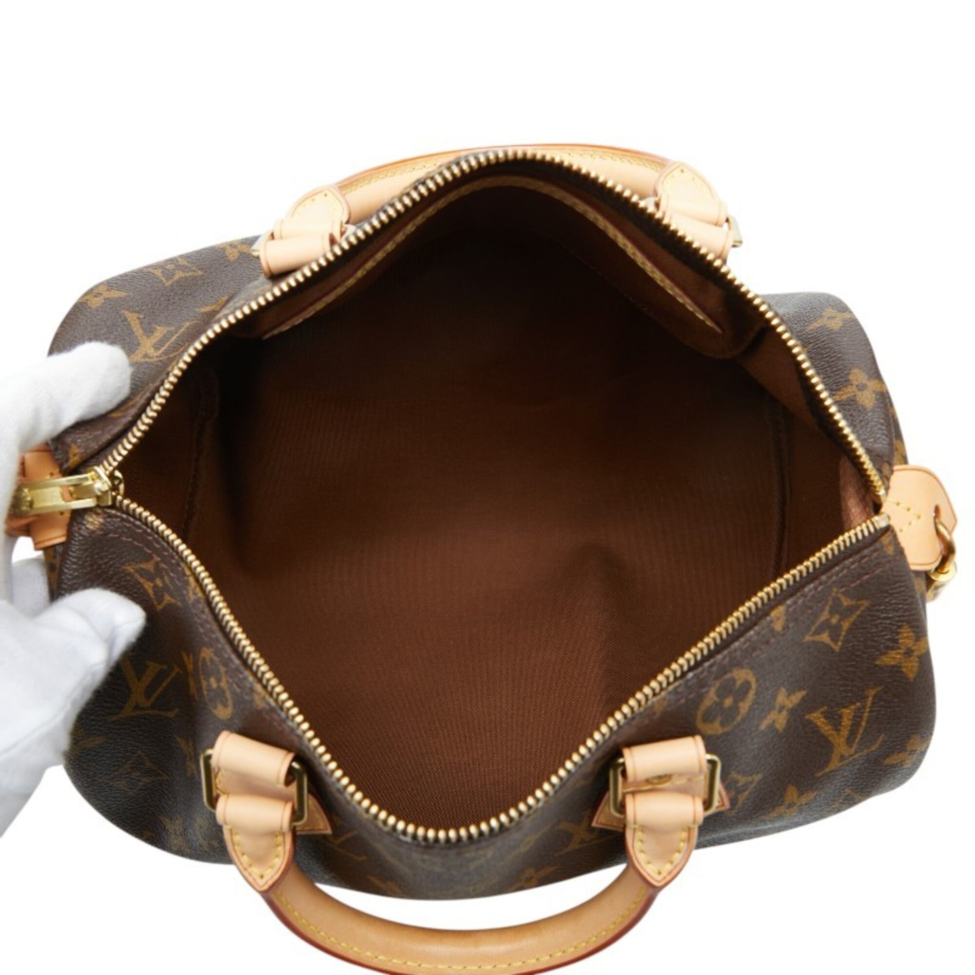 Louis Vuitton Brown Pvc Leather Boston Bag Handbag (Pre-Owned)