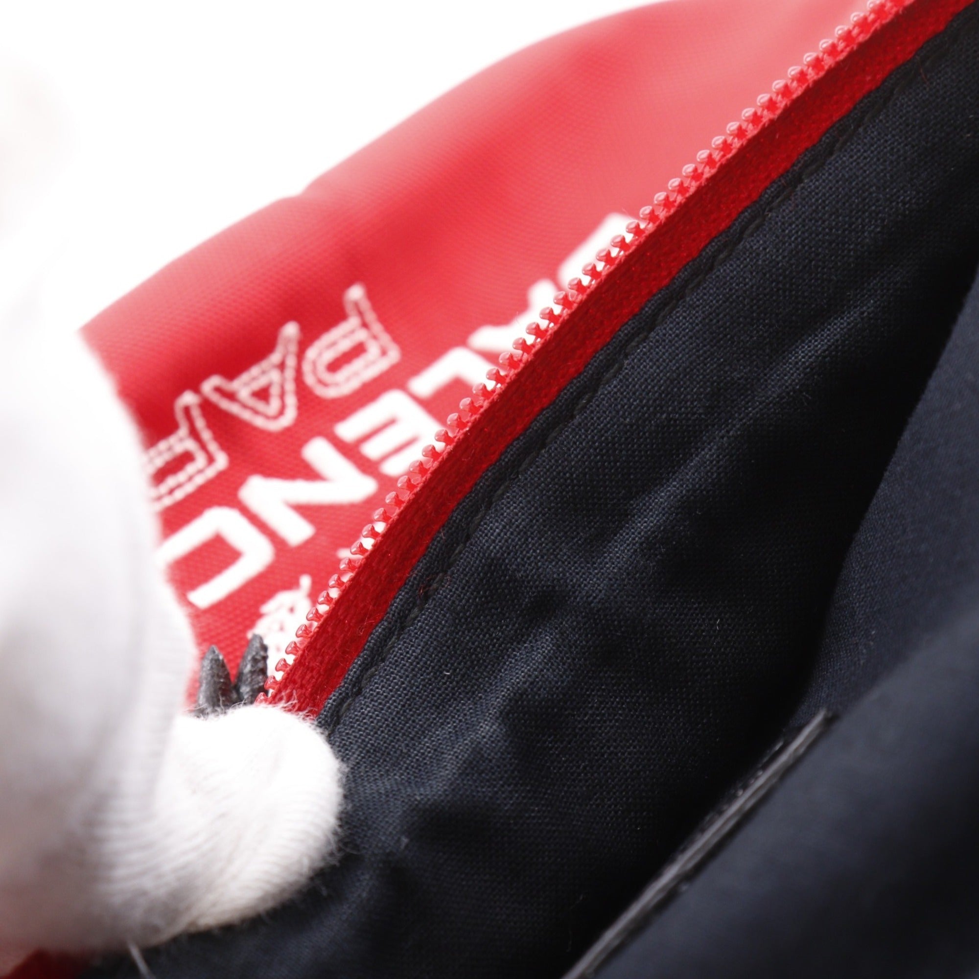 Balenciaga Red Color Nylon Canvas Fanny Pack Sling Bag (Pre-Owned)