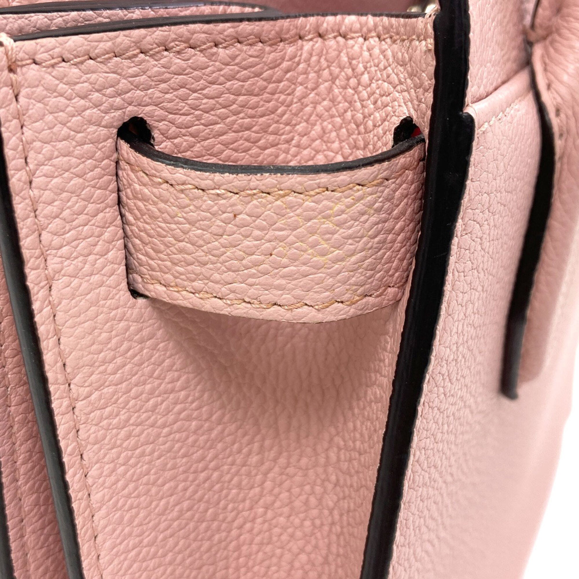 Bvlgari Pink Leather Handbag (Pre-Owned)